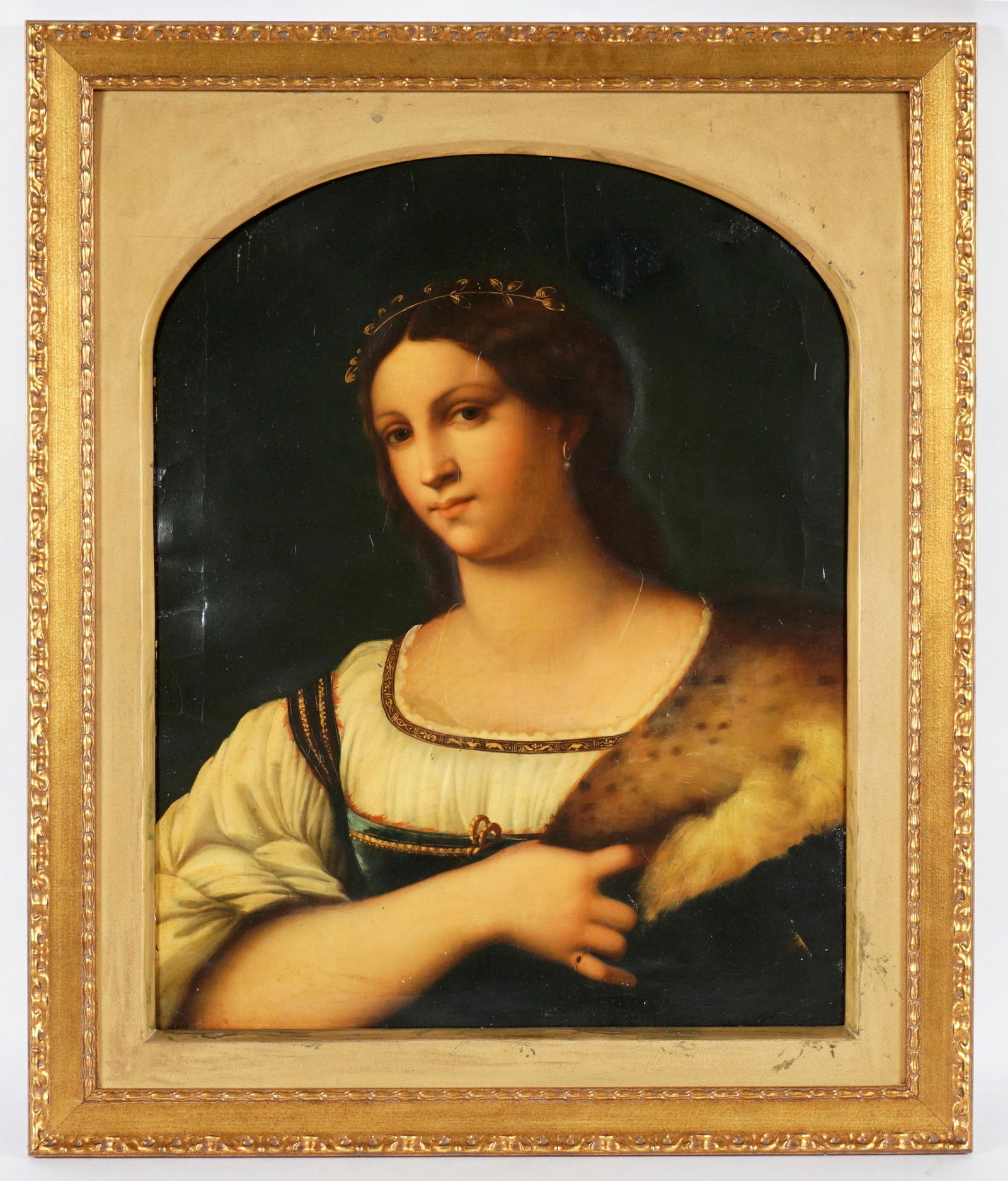 after Sebastiano del Piombo La Fornarina Portrait (1 of 7)