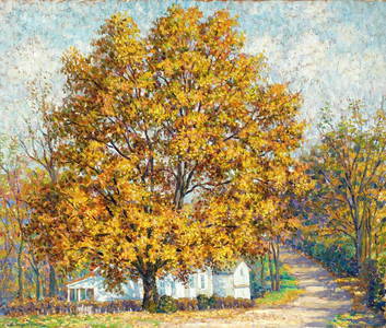 S. George Phillips New England Autumnal Painting