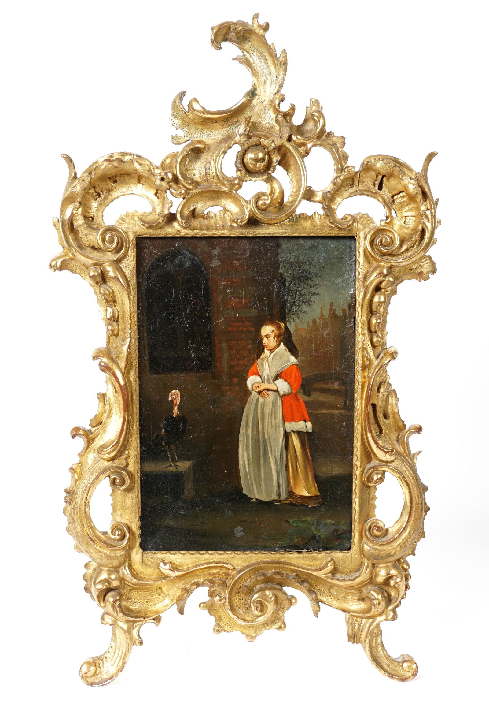 Gabriel Metsu Young Woman with Turkey Painting (1 of 7)