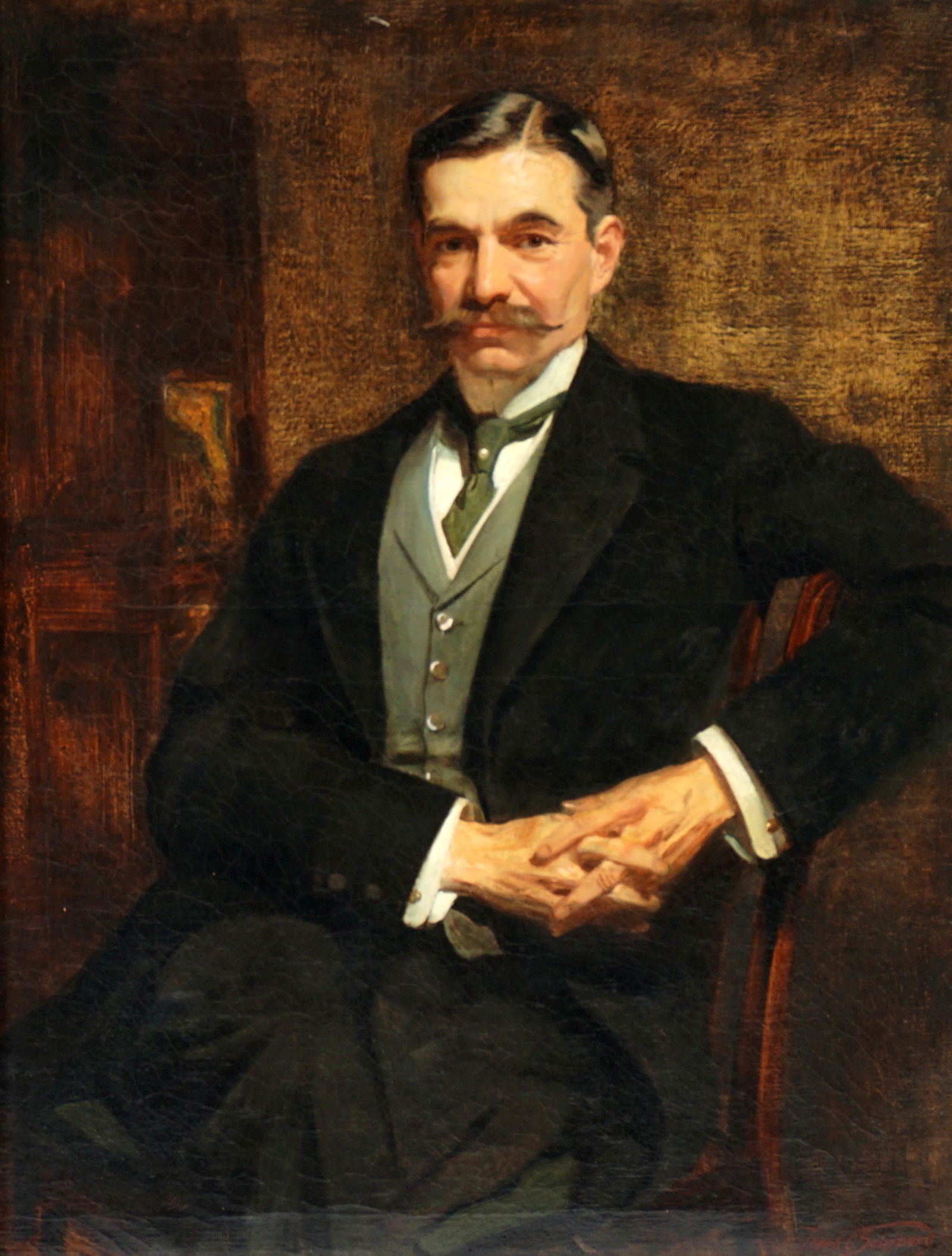 Large Frank Owen Salisbury Portrait of Gentleman (1 of 9)