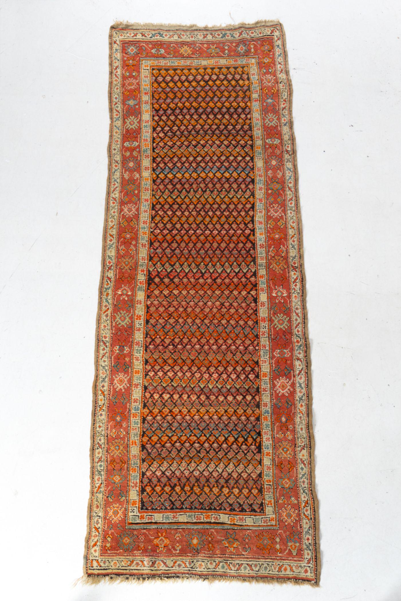 Antique NW Persian Runner Rug Wool Foundation (1 of 10)