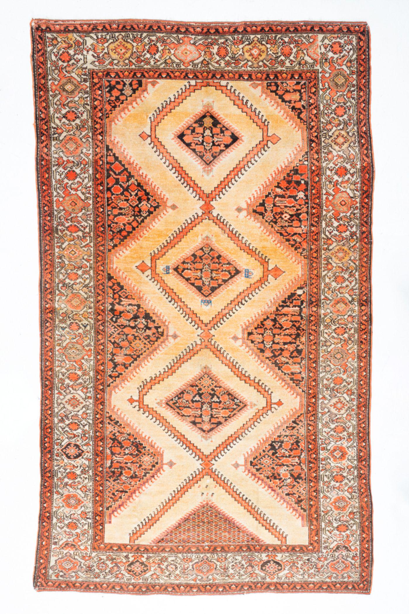 Antique Persian Geometric Tribal Malayer Rug (1 of 13)