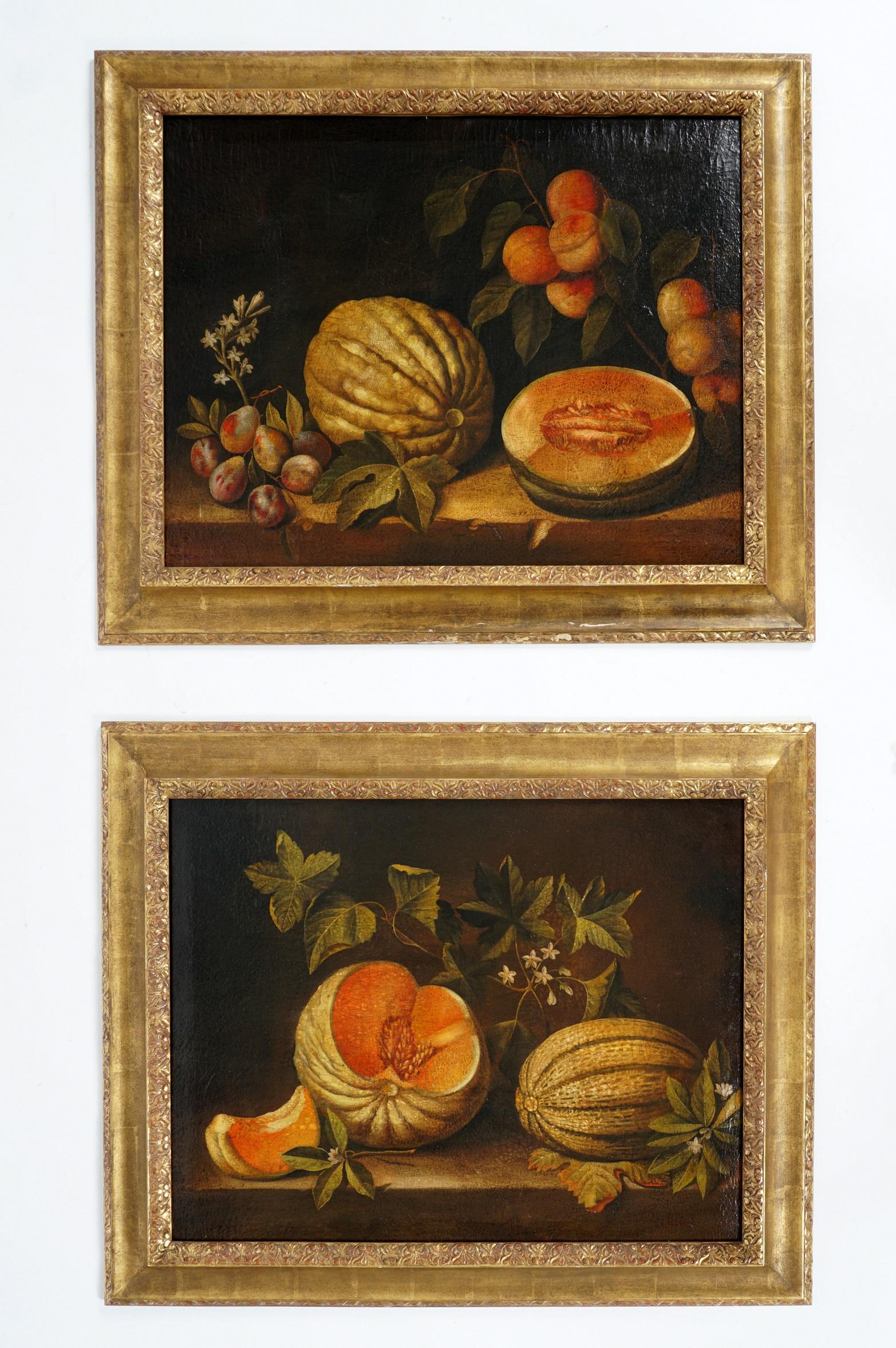 Pair Old Master Style Still Life Paintings (1 of 9)