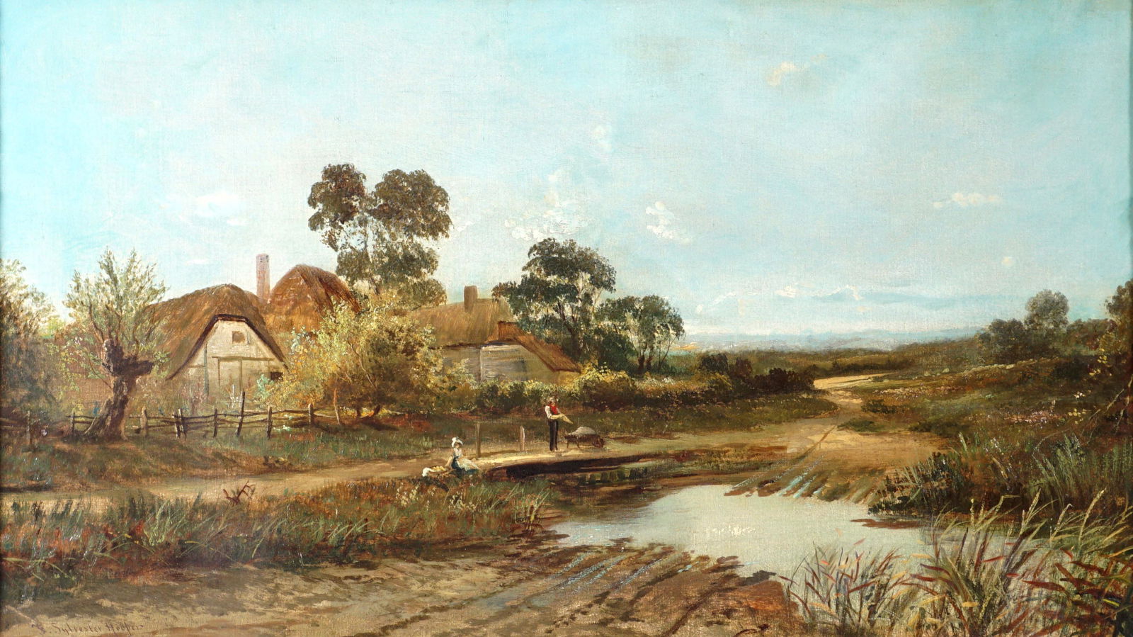 F. Sylvester Hooper English Landscape Painting (1 of 7)