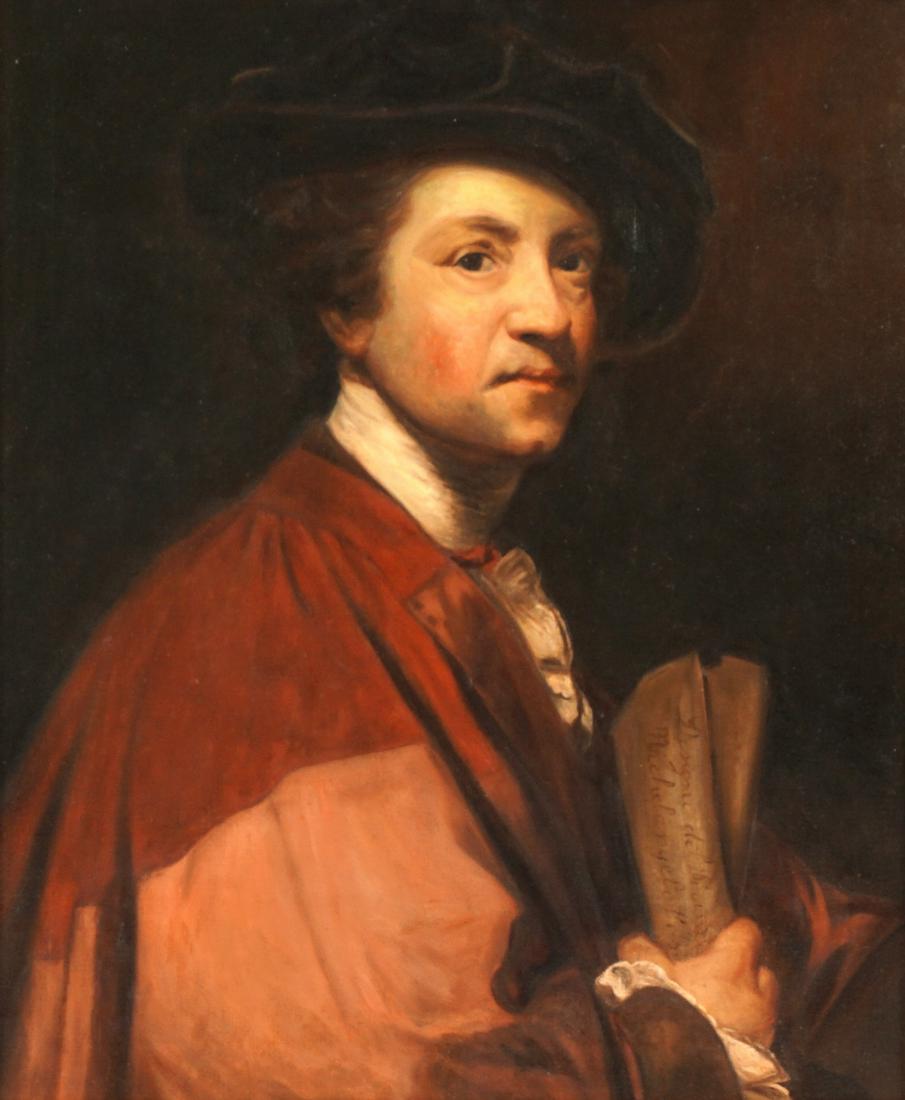 after Sir Joshua Reynolds Self Portrait Painting (1 of 5)