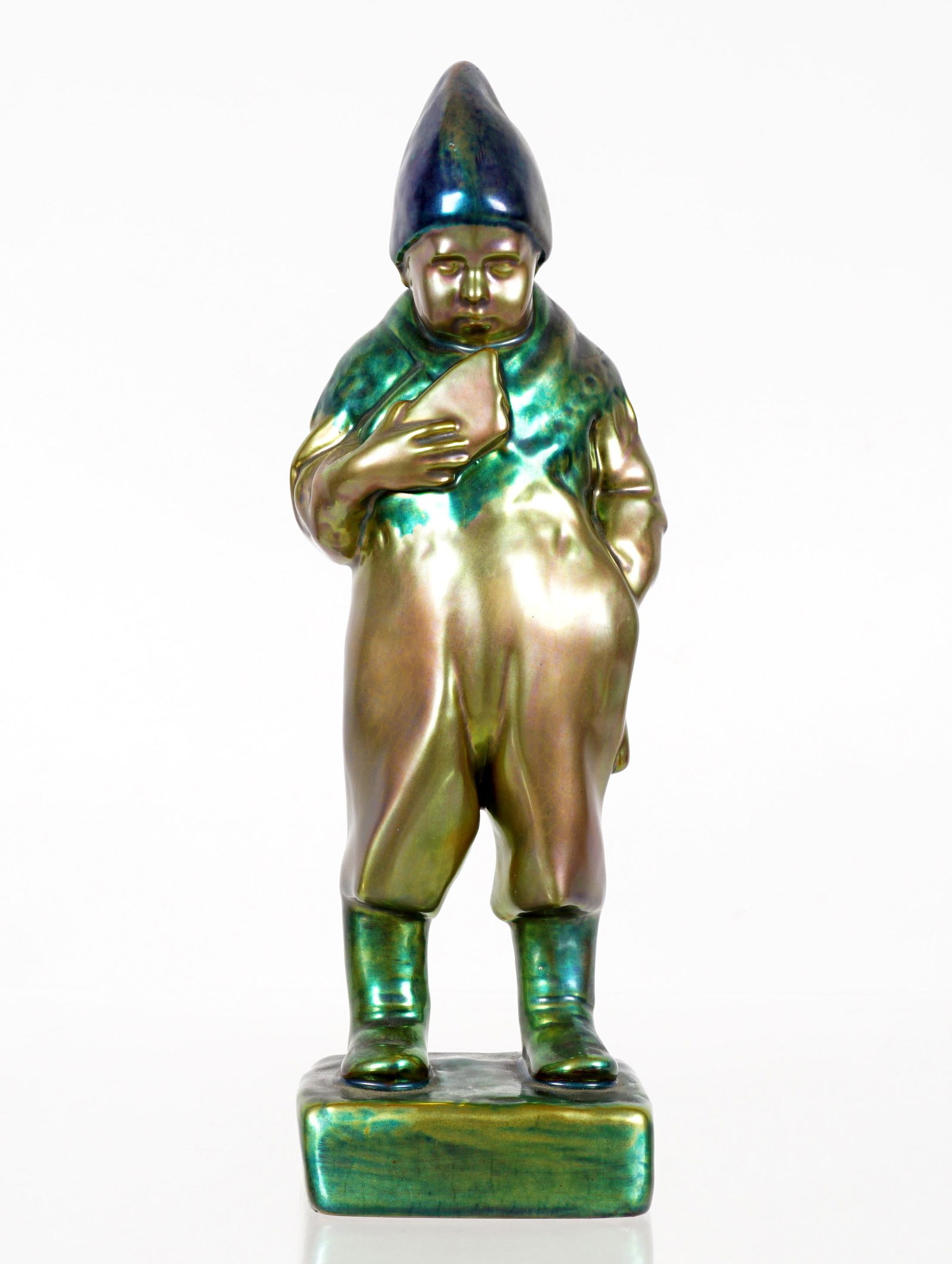 Zsolnay Eosin Figure of a Boy (1 of 9)