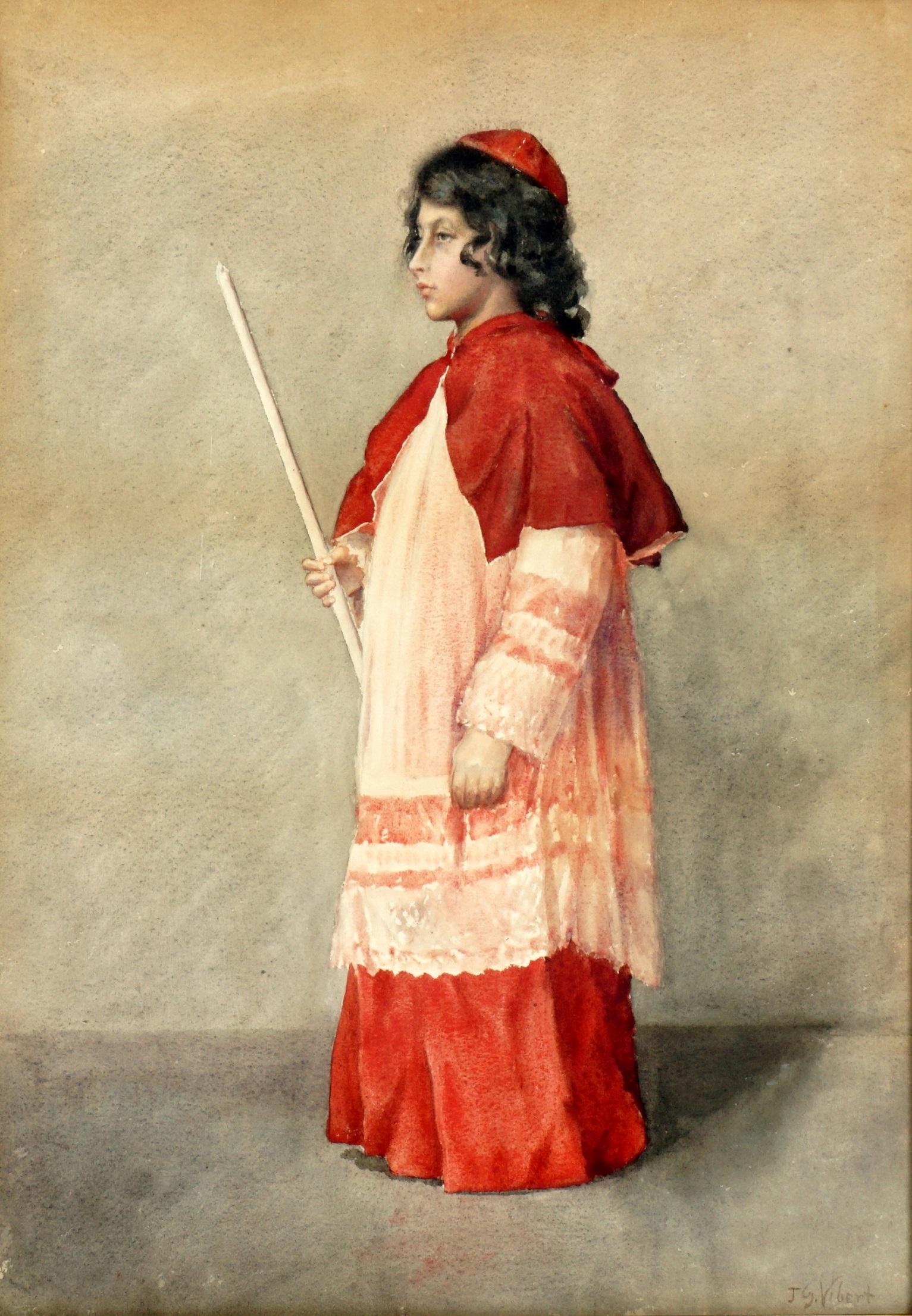 Jean Georges Vibert Portrait of Altar Boy (1 of 7)