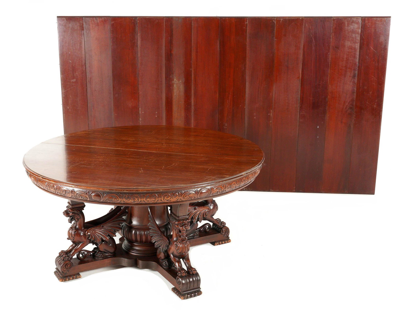 Horner Mahogany Dining Table with 12 Leaves (1 of 11)