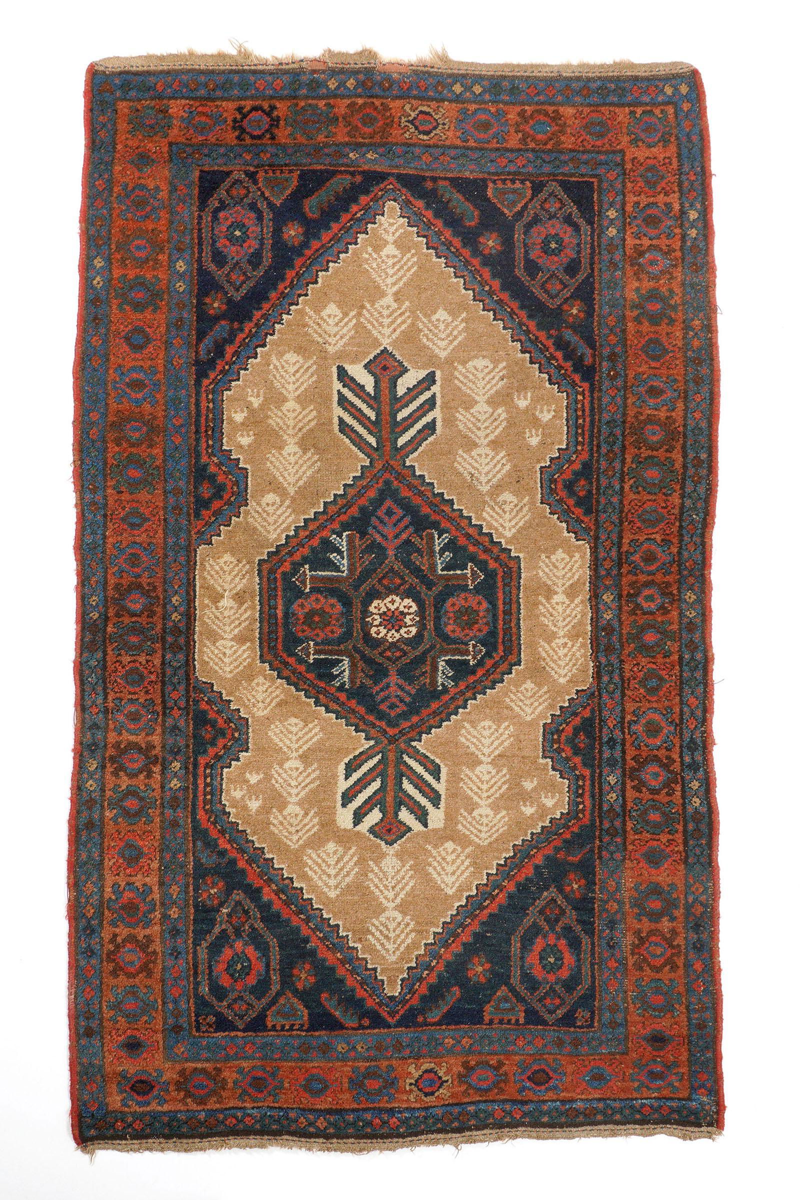 Antique Persian Camelhair Rug (1 of 5)