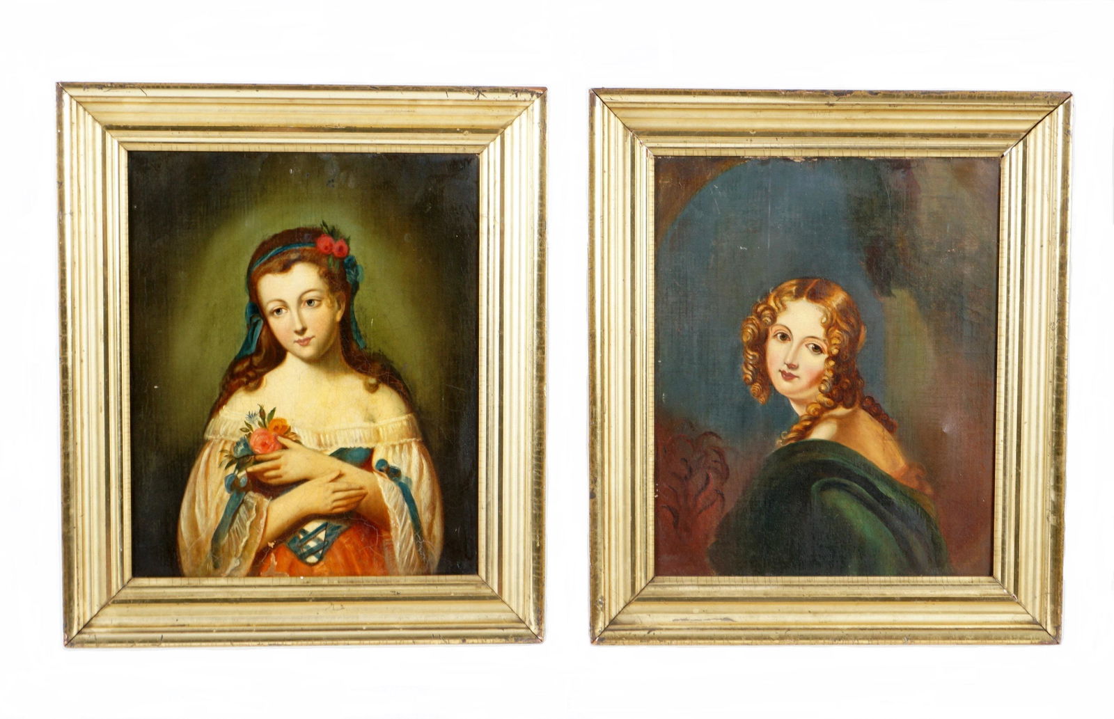 Pair Portraits of Girls Baltimore Canvases (1 of 11)