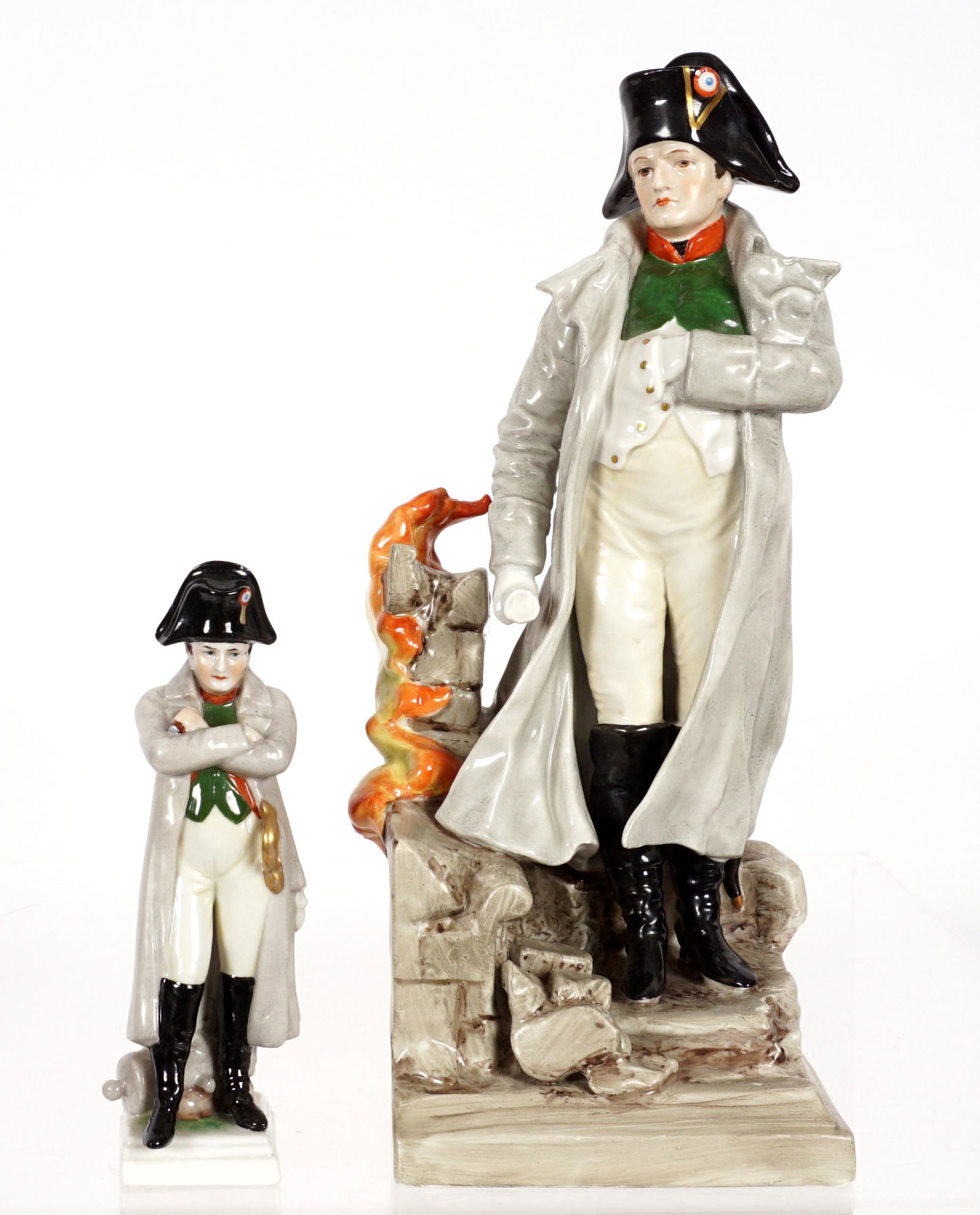 Two Sitzendorf Porcelain Napoleon Figurines (1 of 13)