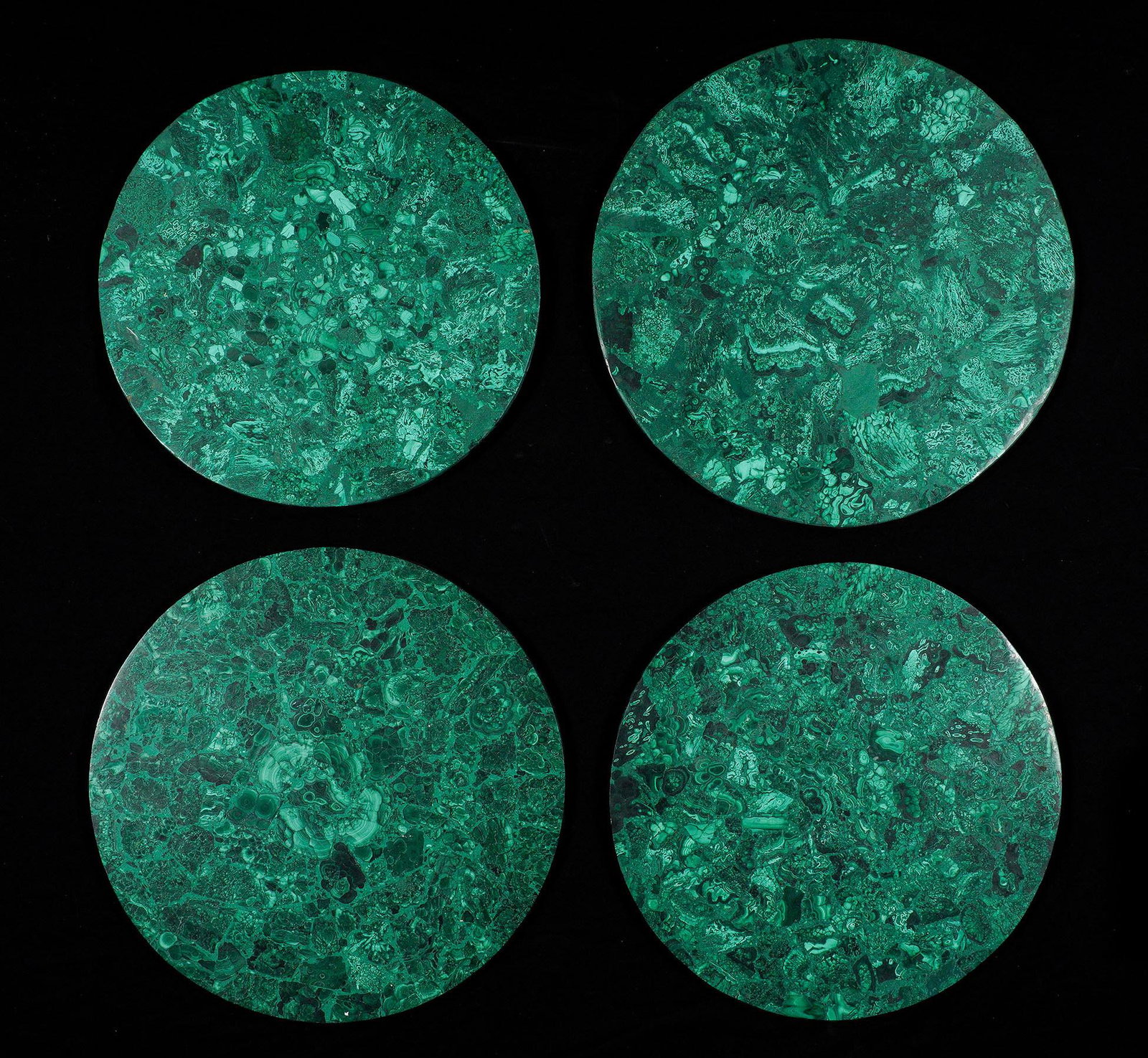 Four Malachite Clad Table Tops (1 of 8)