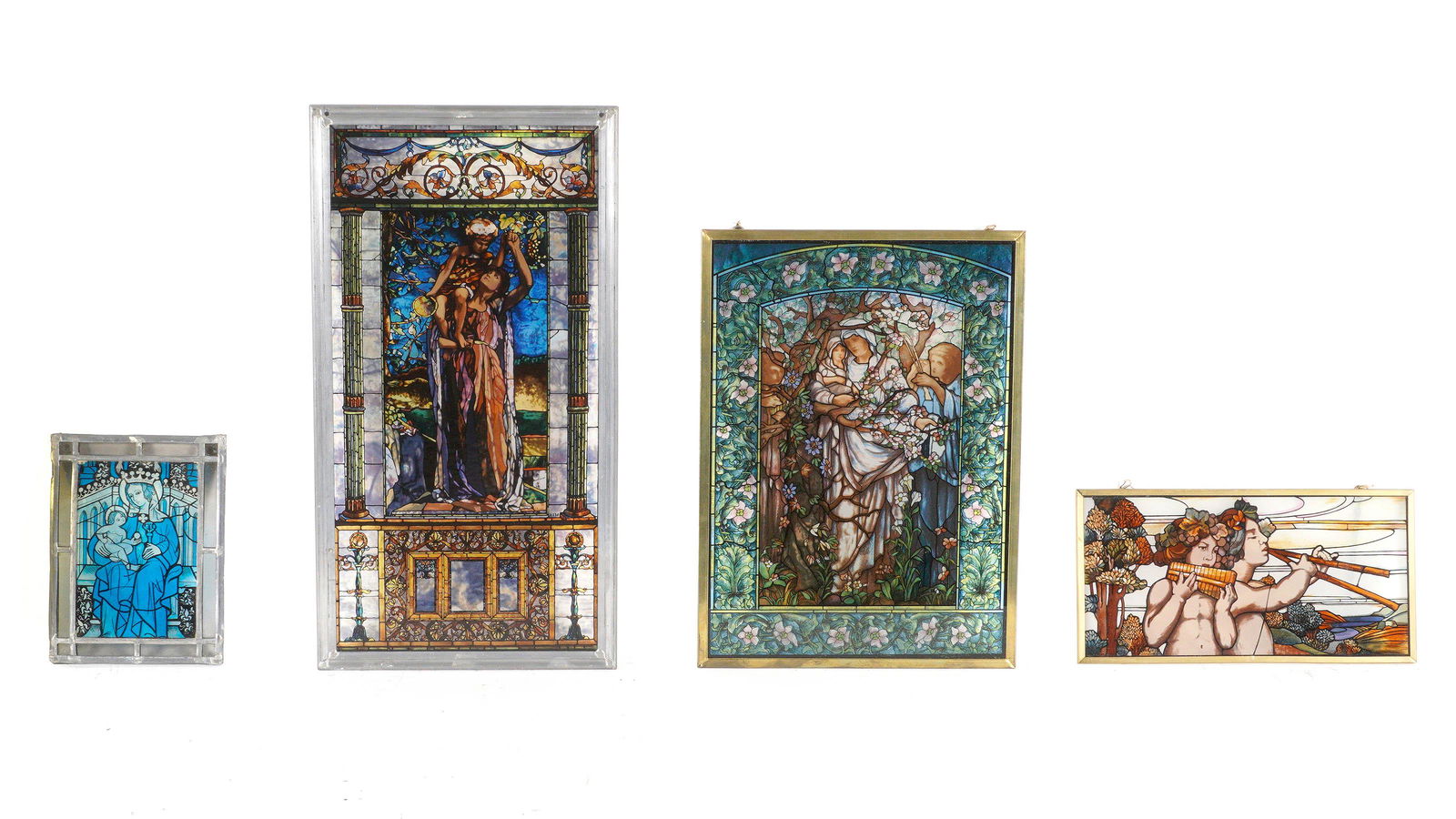 Four Small Stained Glass Windows (1 of 8)