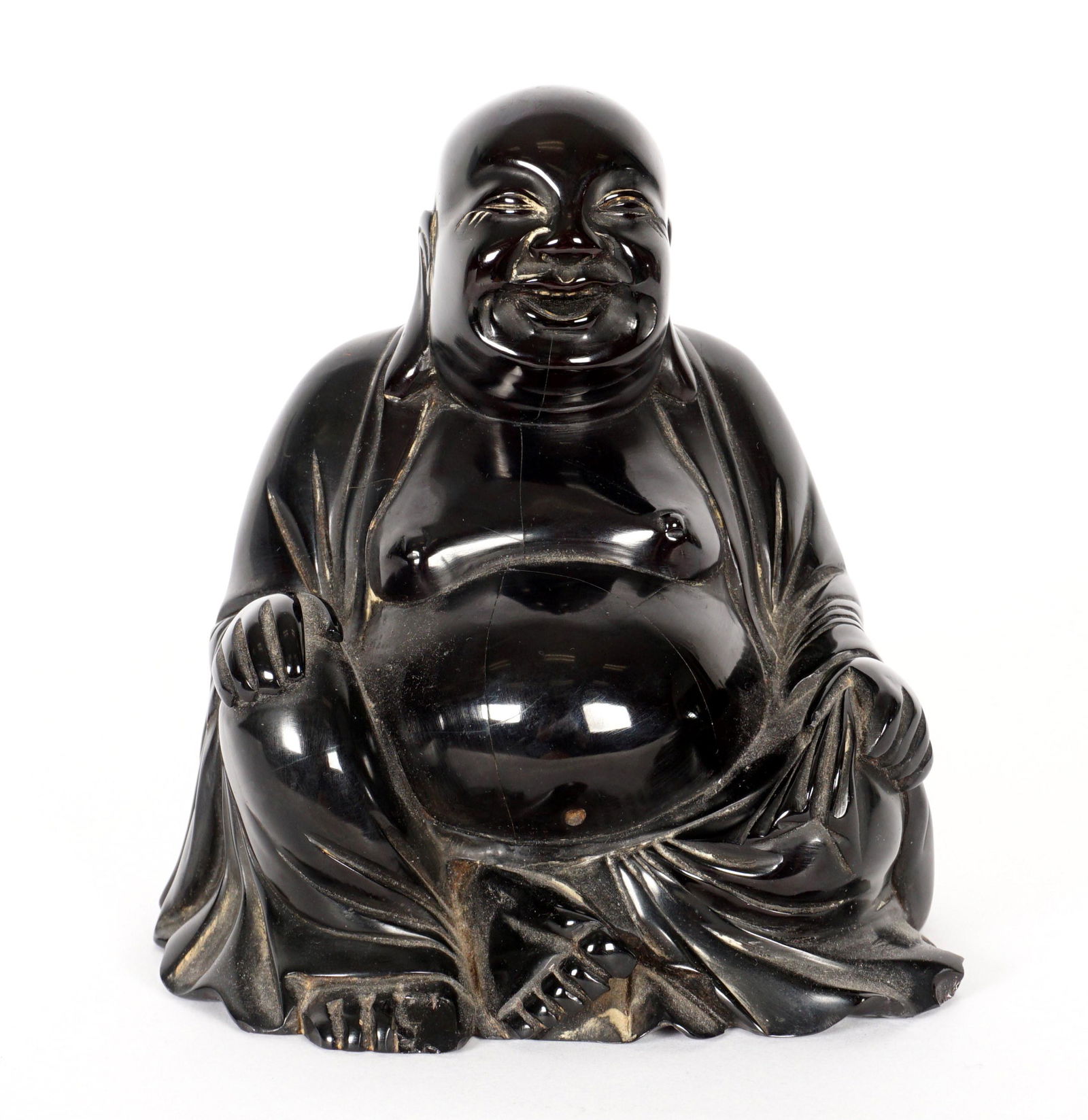 Chinese Faturan Cherry Amber Bakelite Buddha (1 of 10)