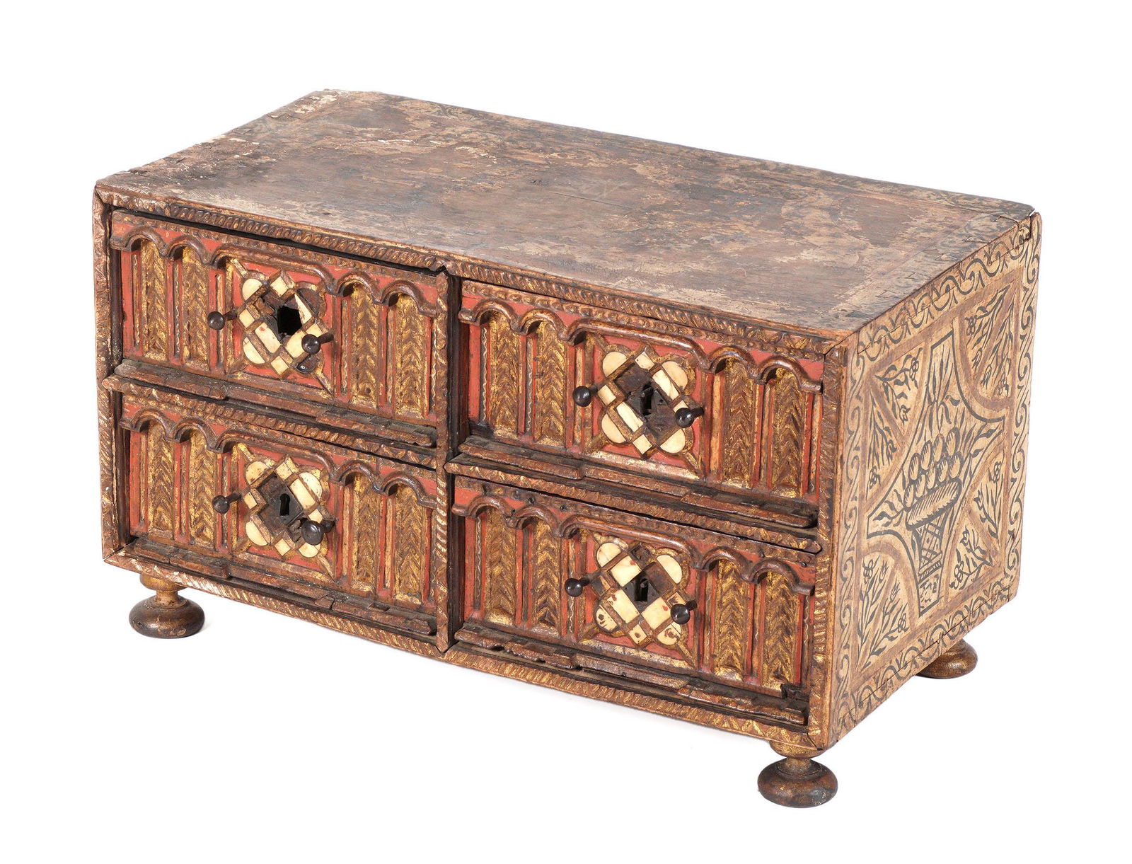 Early Italian / Spanish Table Cabinet Ex-Christies (1 of 8)