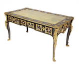 French Ormolu and Pietra Dura Mounted Bureau Plat