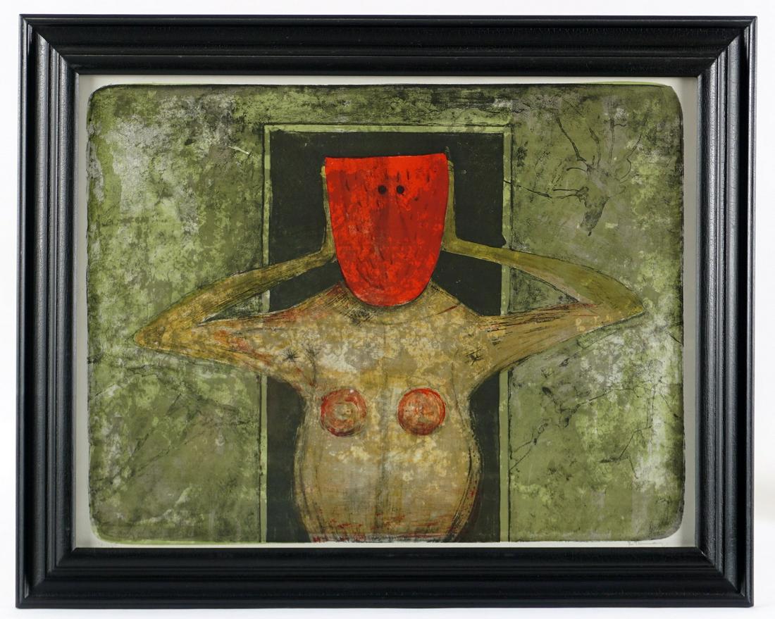 Rufino Tamayo Mascara Roja Lithograph (1 of 4)