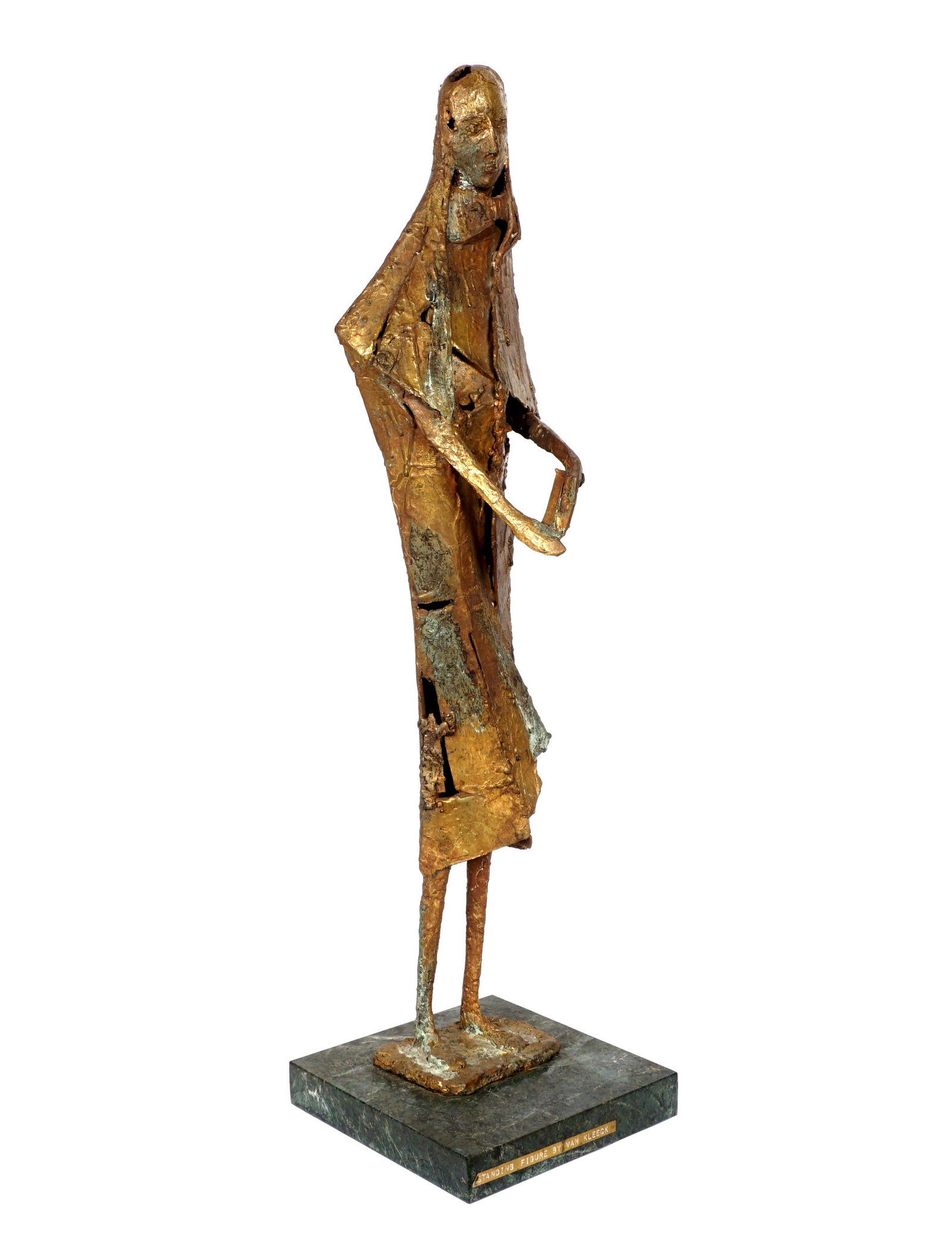 Anne Van Kleeck Modernist Standing Figure Bronze (1 of 15)