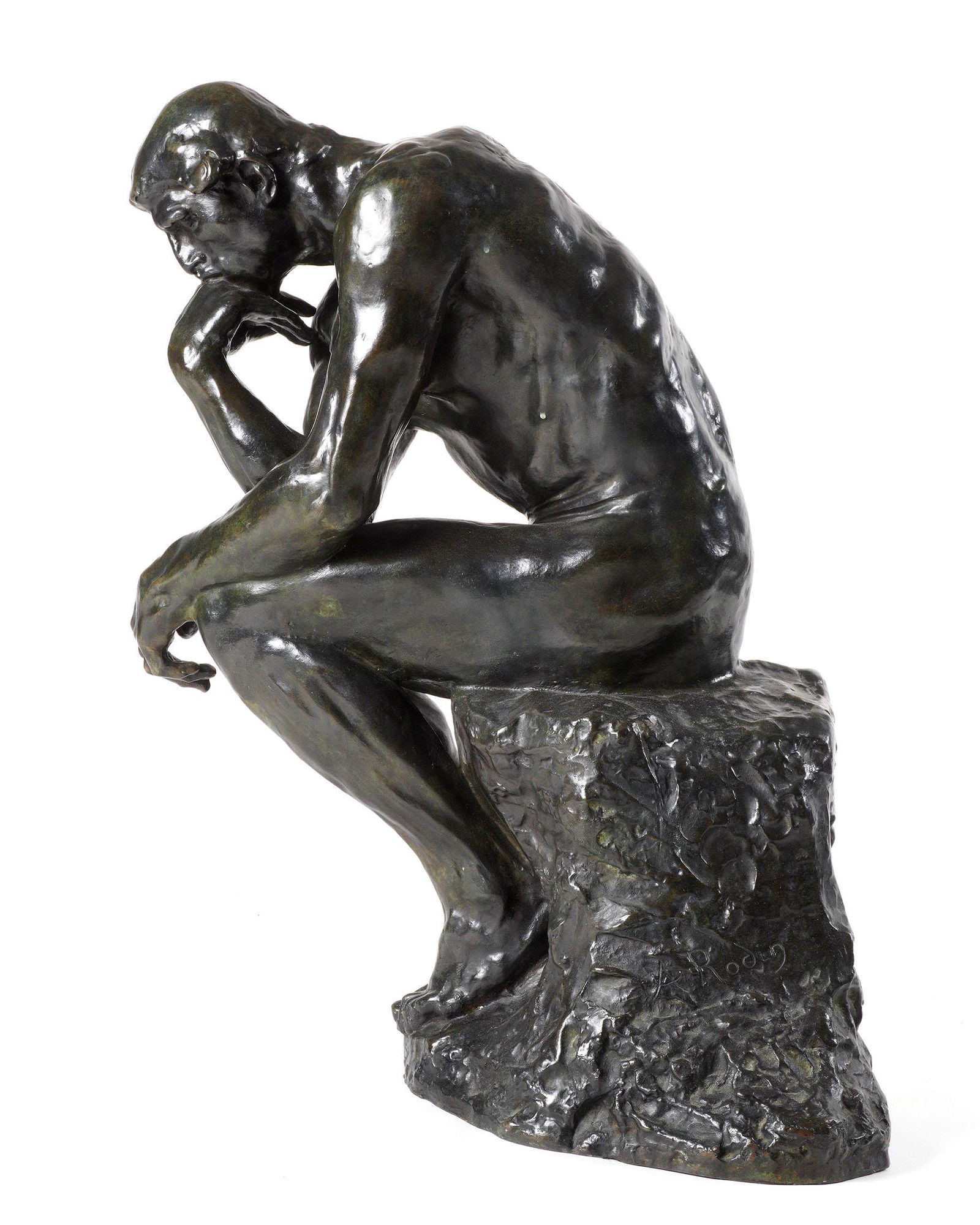 after Auguste Rodin The Thinker Bronze Sculpture (1 of 9)