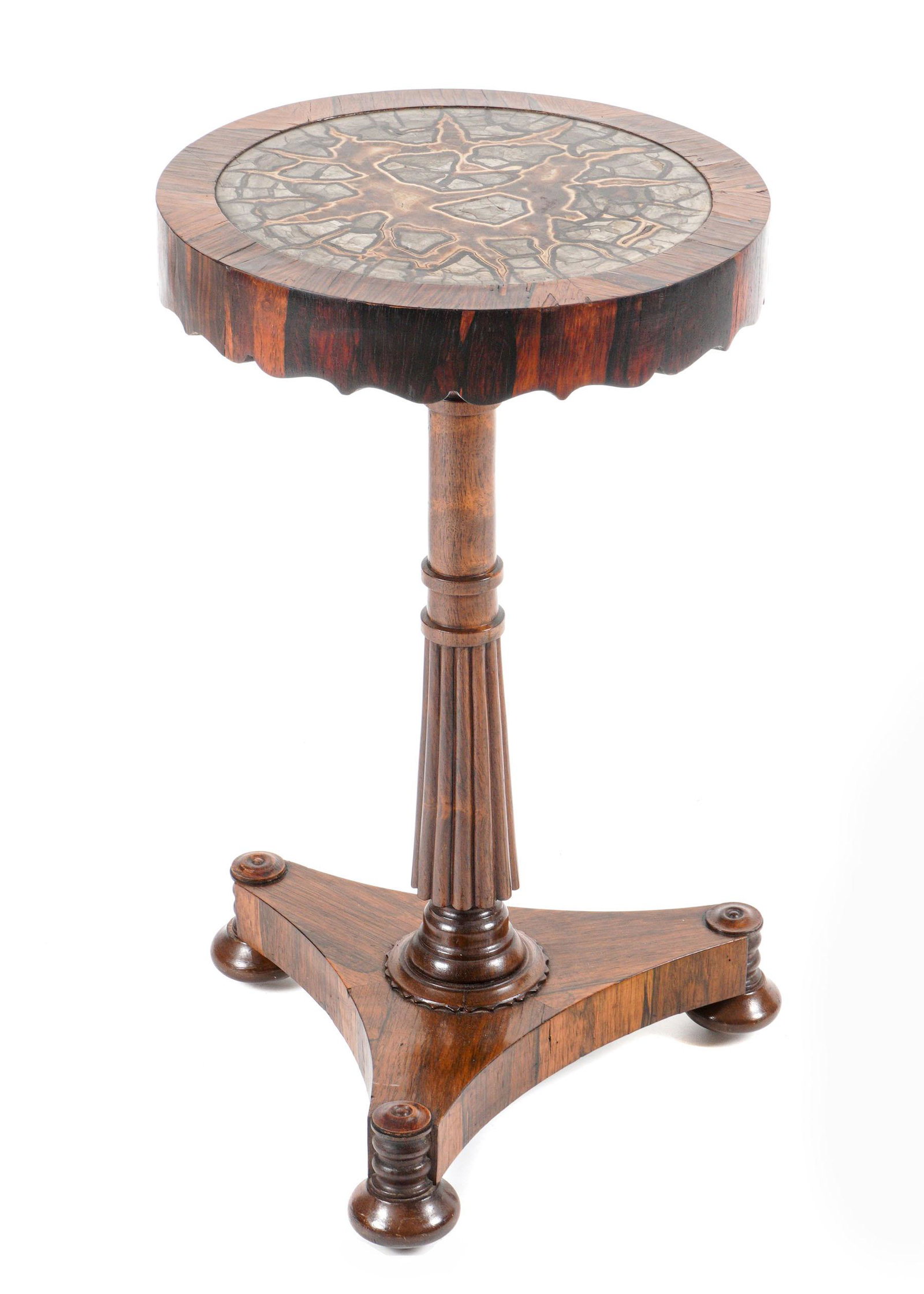 Commins's Round Rosewood Specimen Table (1 of 8)
