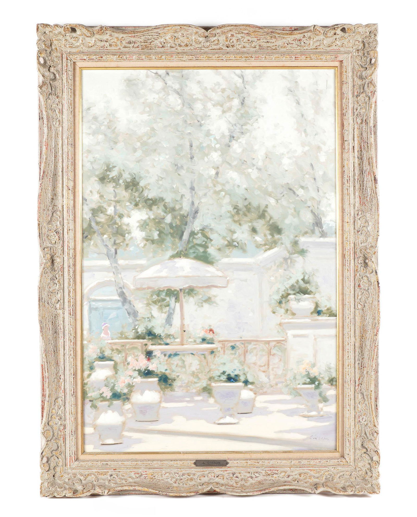 Andre Gisson Impressionist Park Painting (1 of 6)