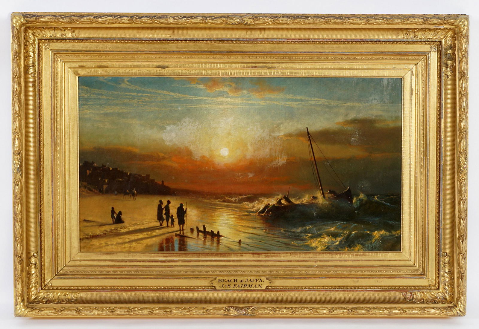James Fairman Beach at Jaffa Painting Ex-Christies (1 of 10)