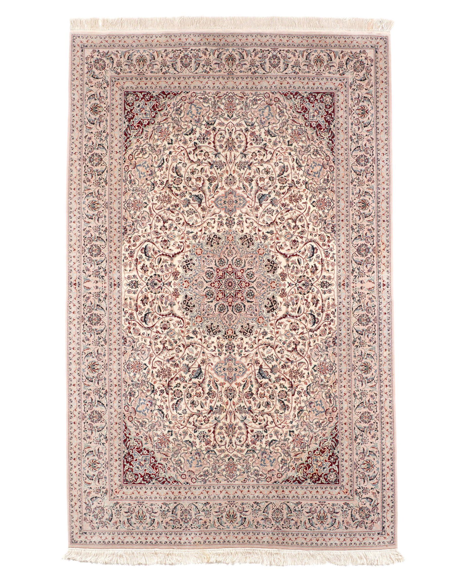 Finest Persian Nain Rug with Silk Outlining (1 of 7)