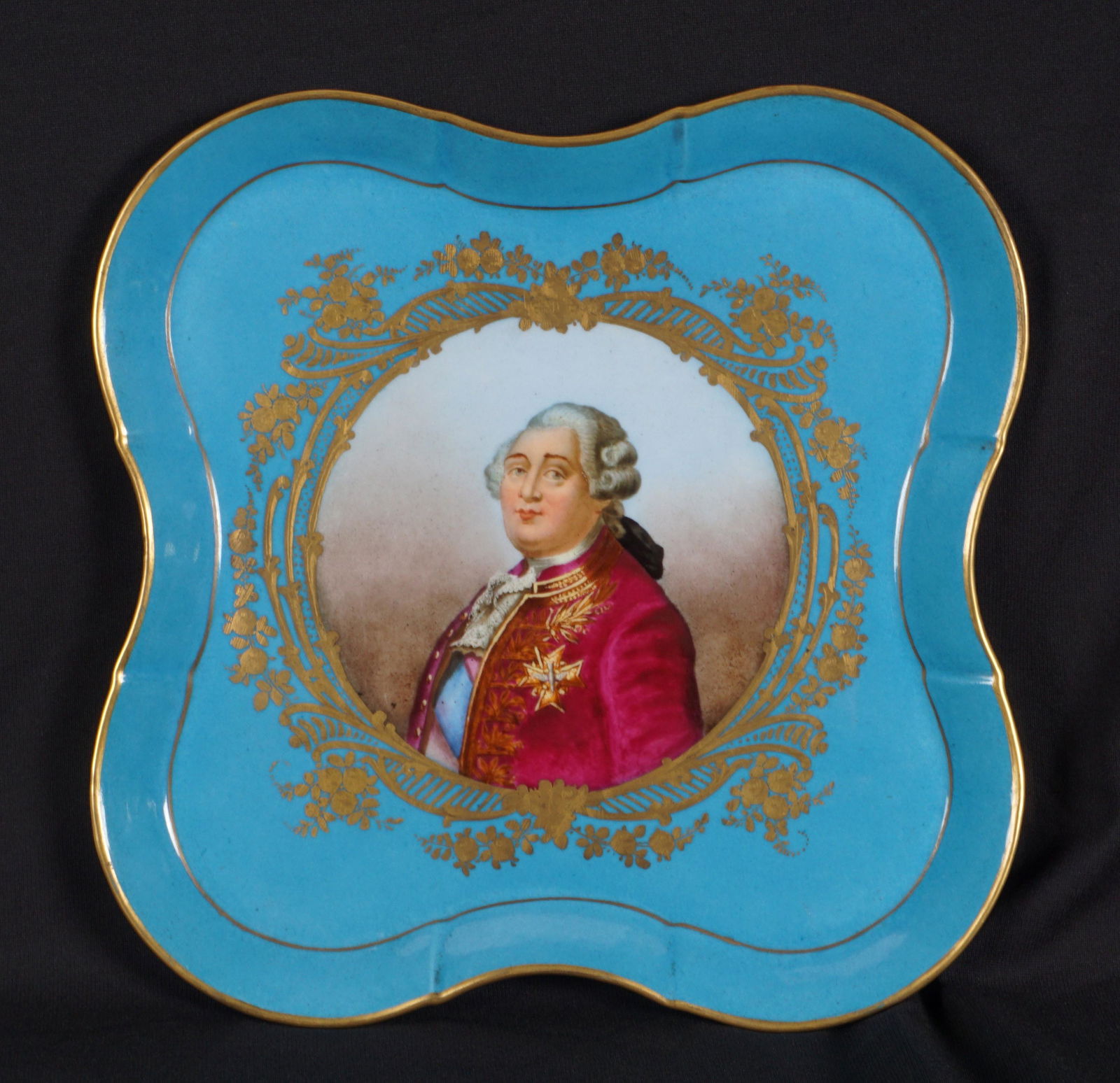 Sevres Style Louis XVI Portrait Plate (1 of 7)