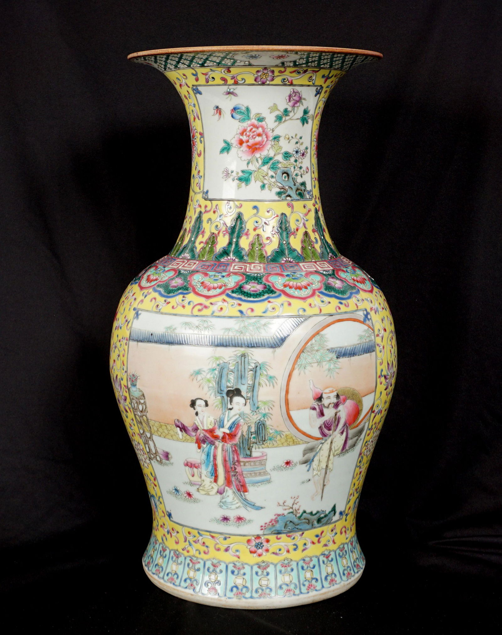 Chinese Famille Jaune Vase (1 of 17)