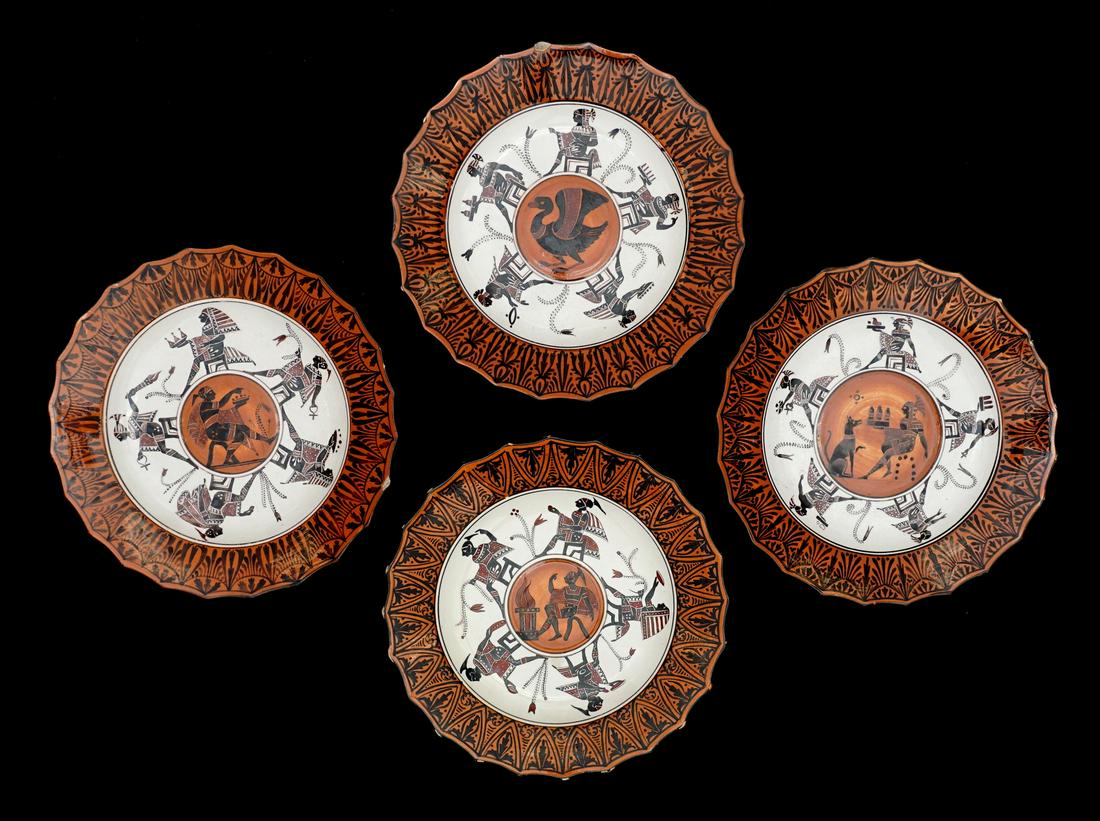 Four Giustiniani Egyptomania Plates (1 of 14)