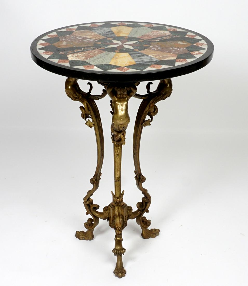 Pietra Dura Neoclassical Center Table (1 of 11)