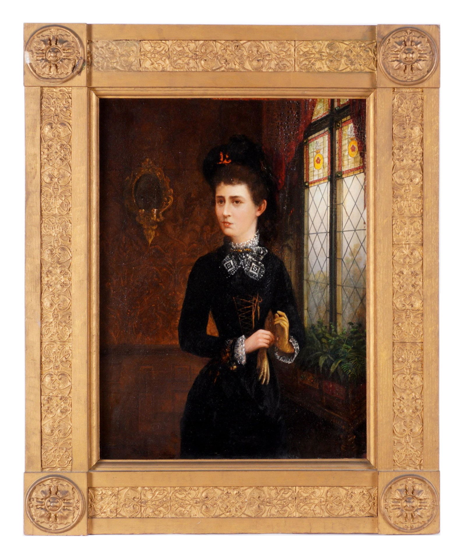 19th Century Portrait of a Mourning Woman (1 of 9)