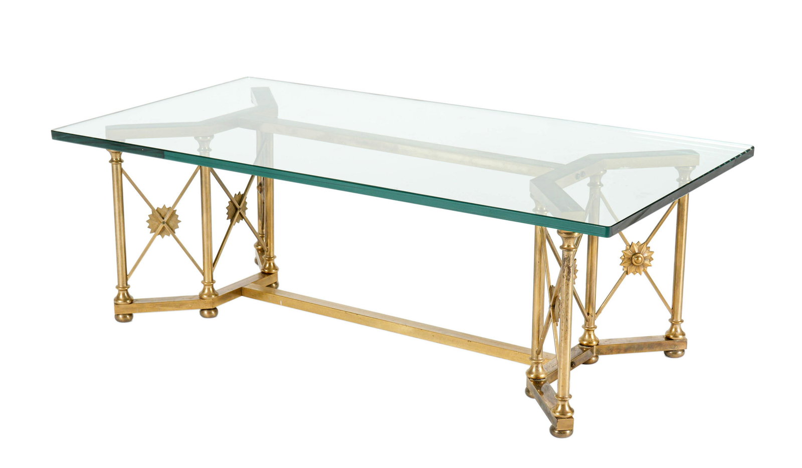 Gilt Bronze Neoclassical Style Cocktail Table (1 of 6)