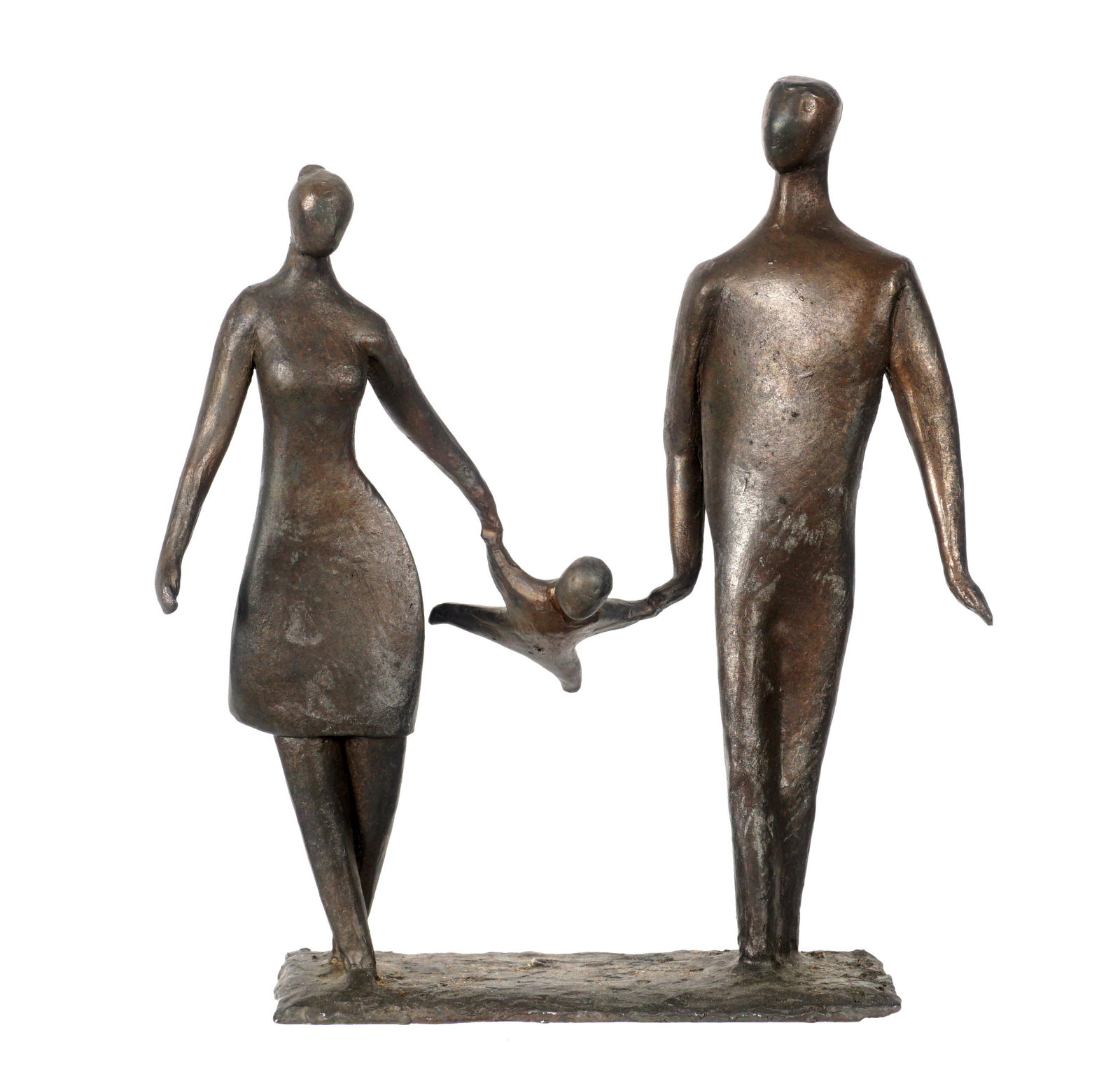 Anne Van Kleeck Bronze Family Swinging Child Group (1 of 7)