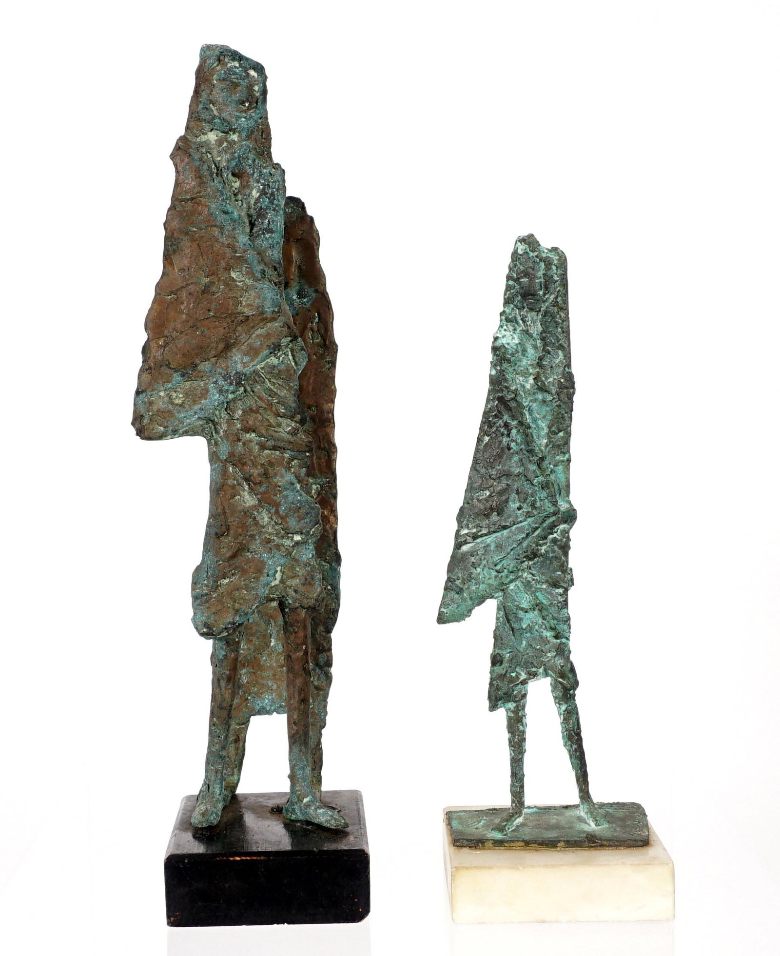 Anne Van Kleeck 2 Brutalist Bronze Women Figures (1 of 15)