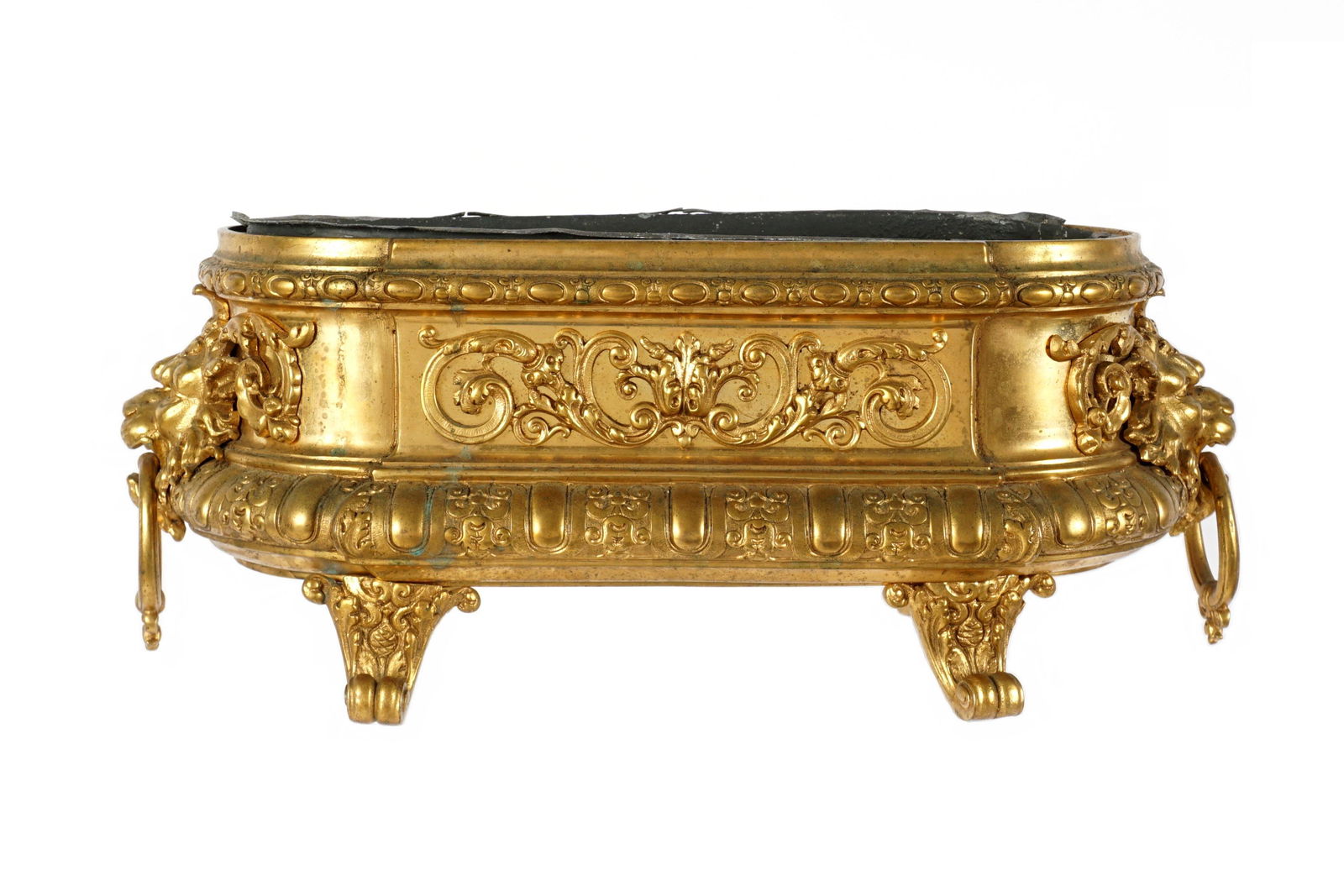 French Gilt Bronze Table Jardiniere / Planter (1 of 13)