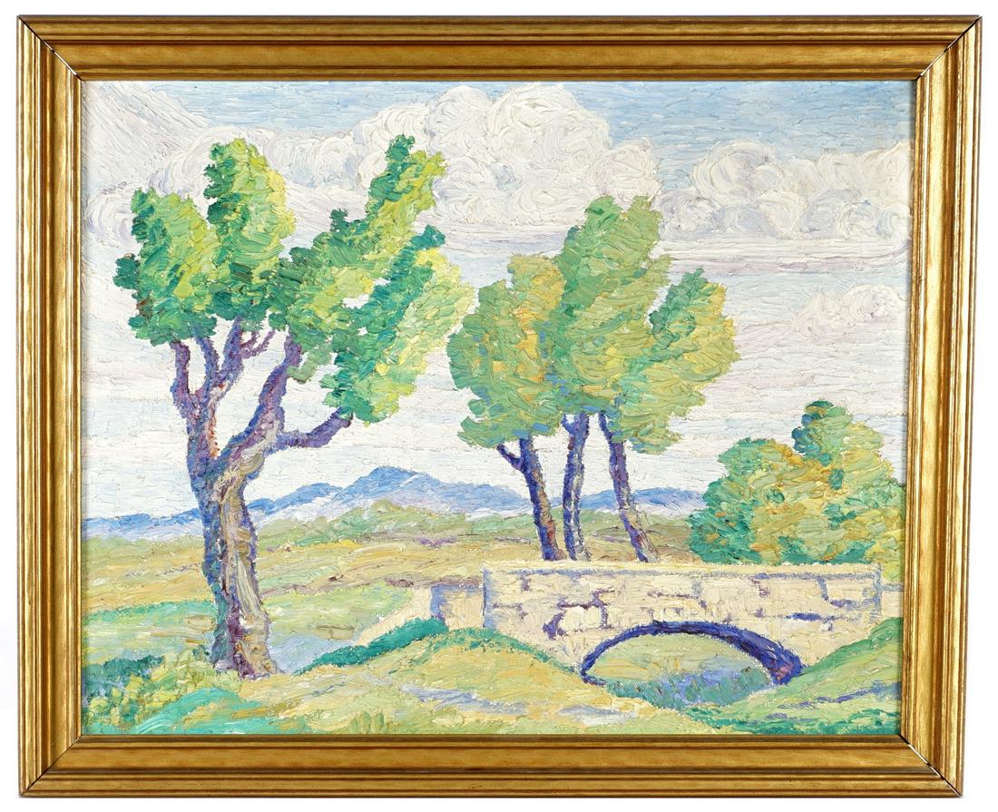 School of Birger Sandzen Kansas Landscape Painting (1 of 6)