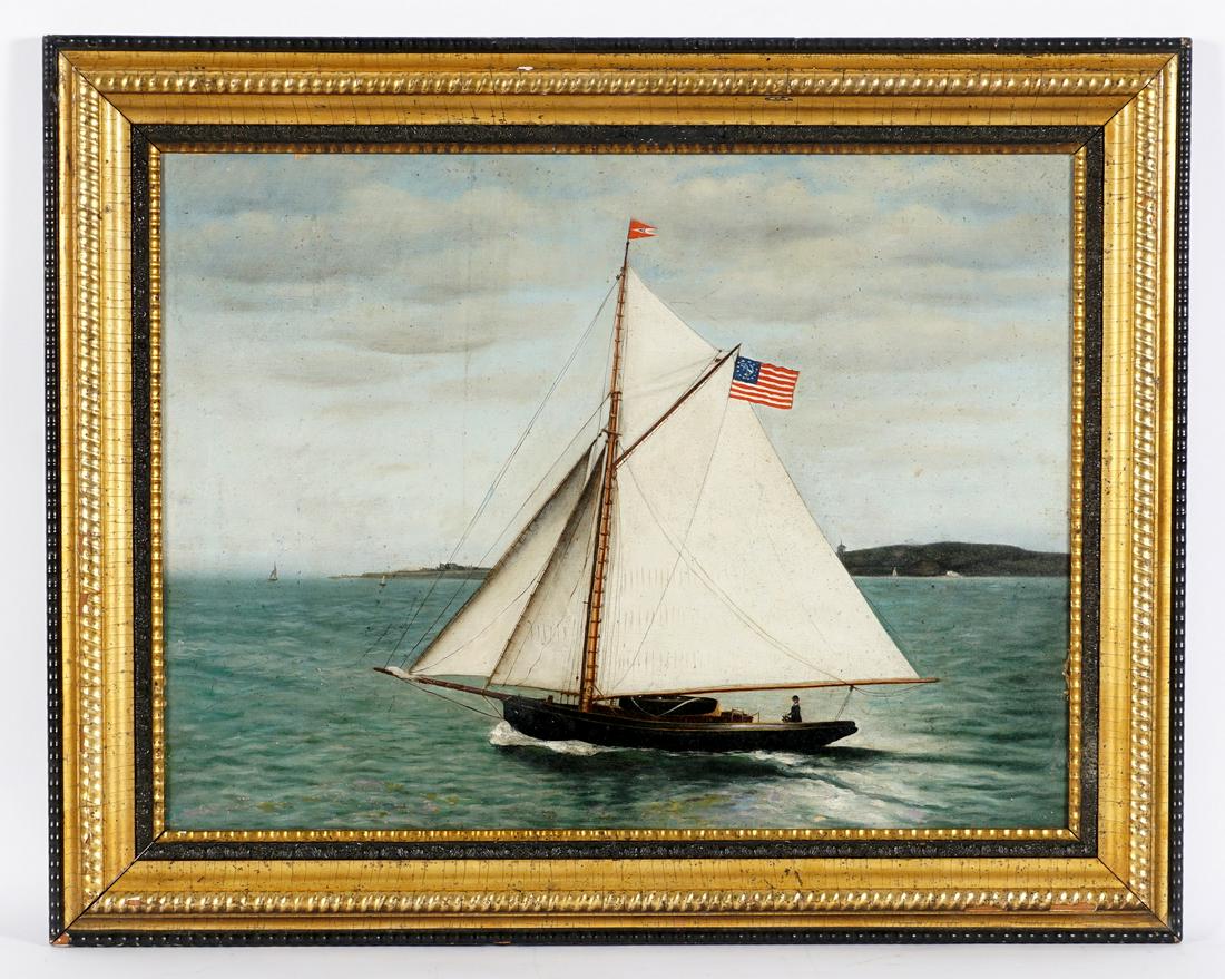 Portrait of Frederick Thompson Adams' NY Yacht (1 of 6)