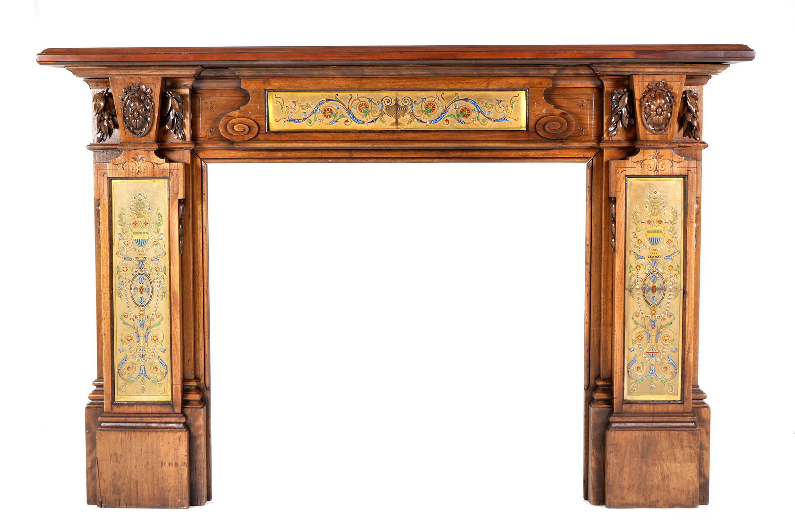 French Champleve Gilt Bronze Mounted Surround (1 of 8)
