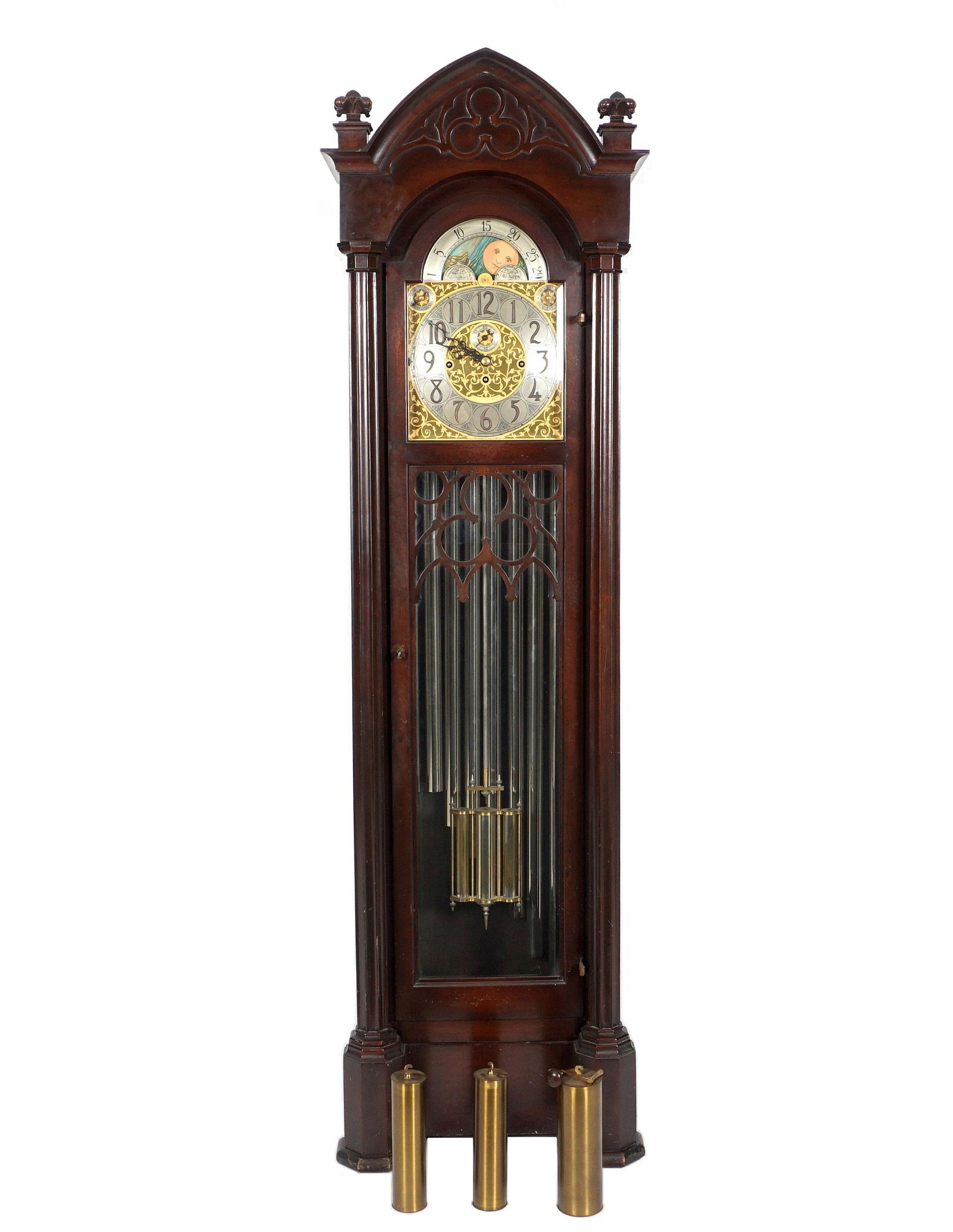 Herschede Gothic Revival 9 Tube Tall Case Clock (1 of 11)