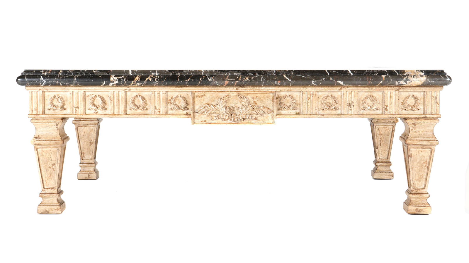 Black Marble Top Cocktail / Coffee Table (1 of 5)