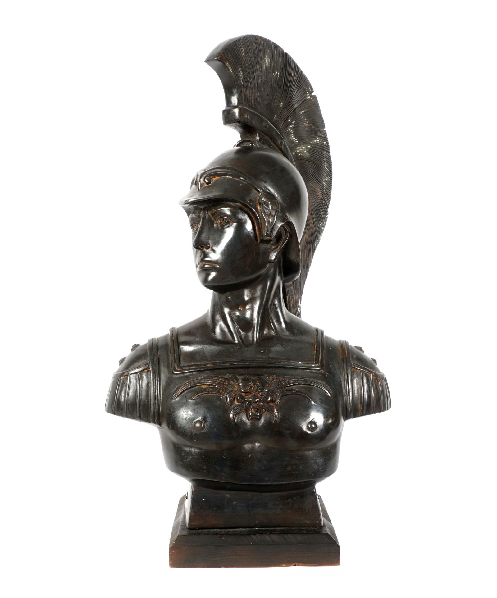 Bronze Bust of Roman Centurion Soldier (1 of 9)