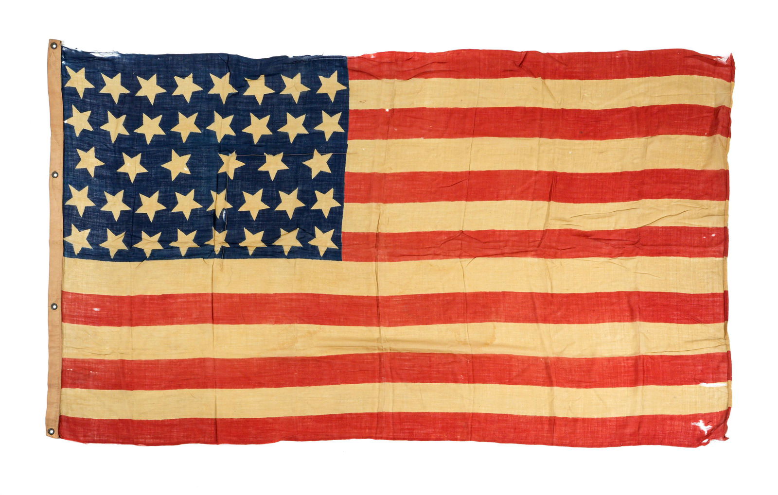 Dyed Wool Bunting American 38 Star Flag 5' x 9' (1 of 10)