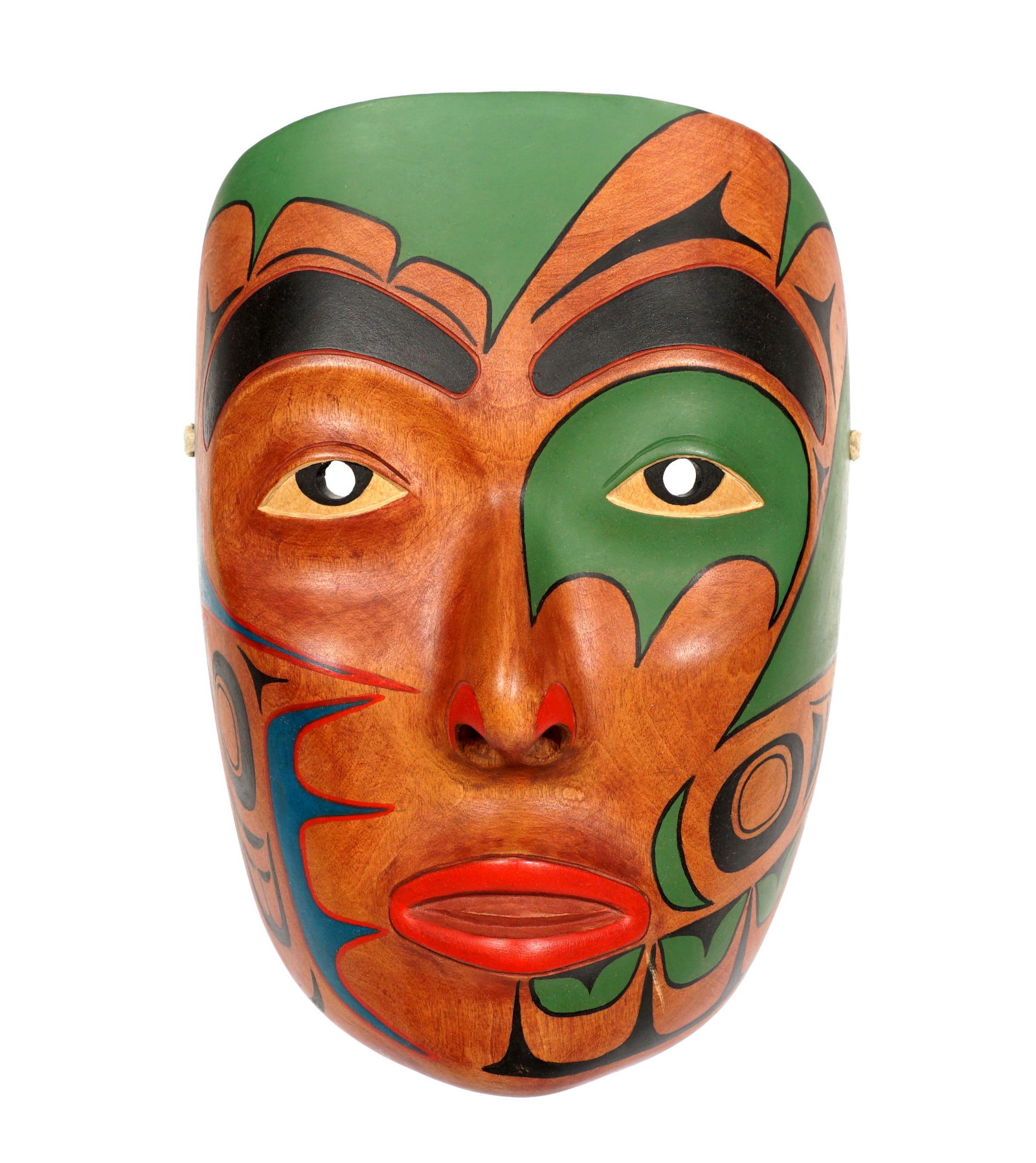 Robert Jackson Gitxsan Painted Portrait Mask (1 of 8)