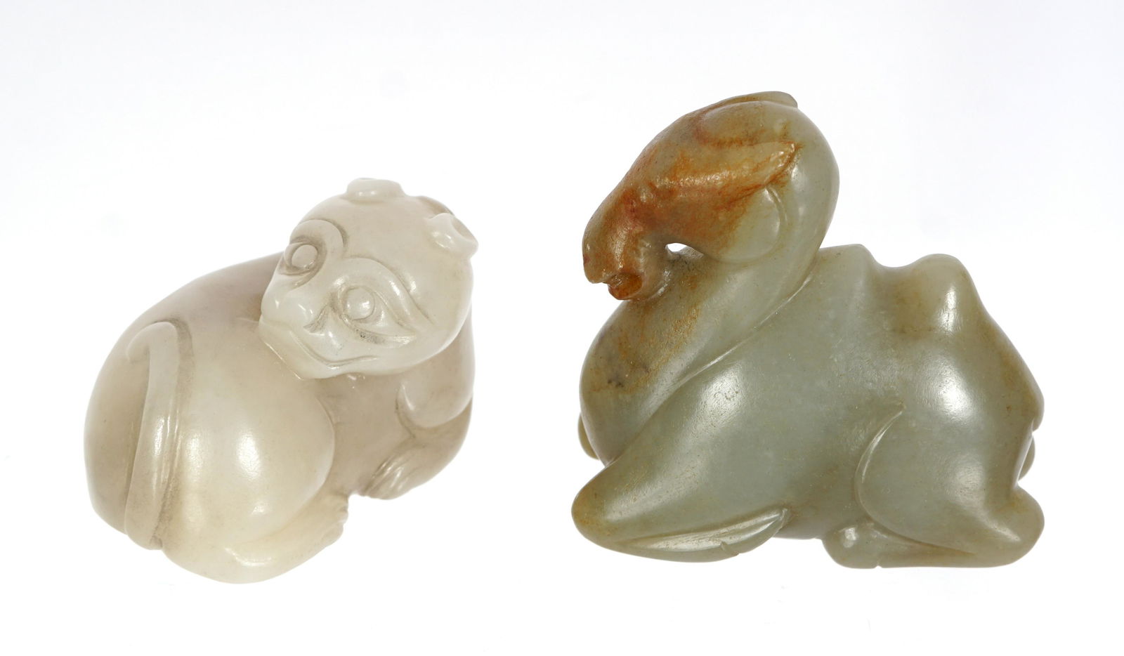 Two Chinese carved Jade Animal Figures (1 of 14)