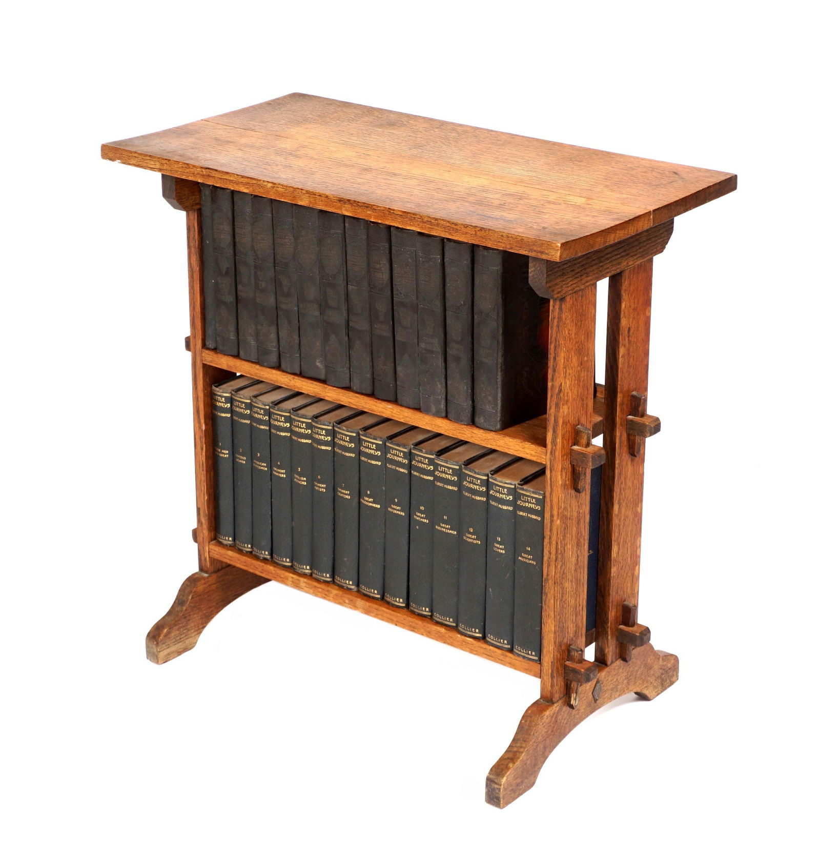 Roycroft Little Journeys Stand With Two Book Sets (1 of 13)