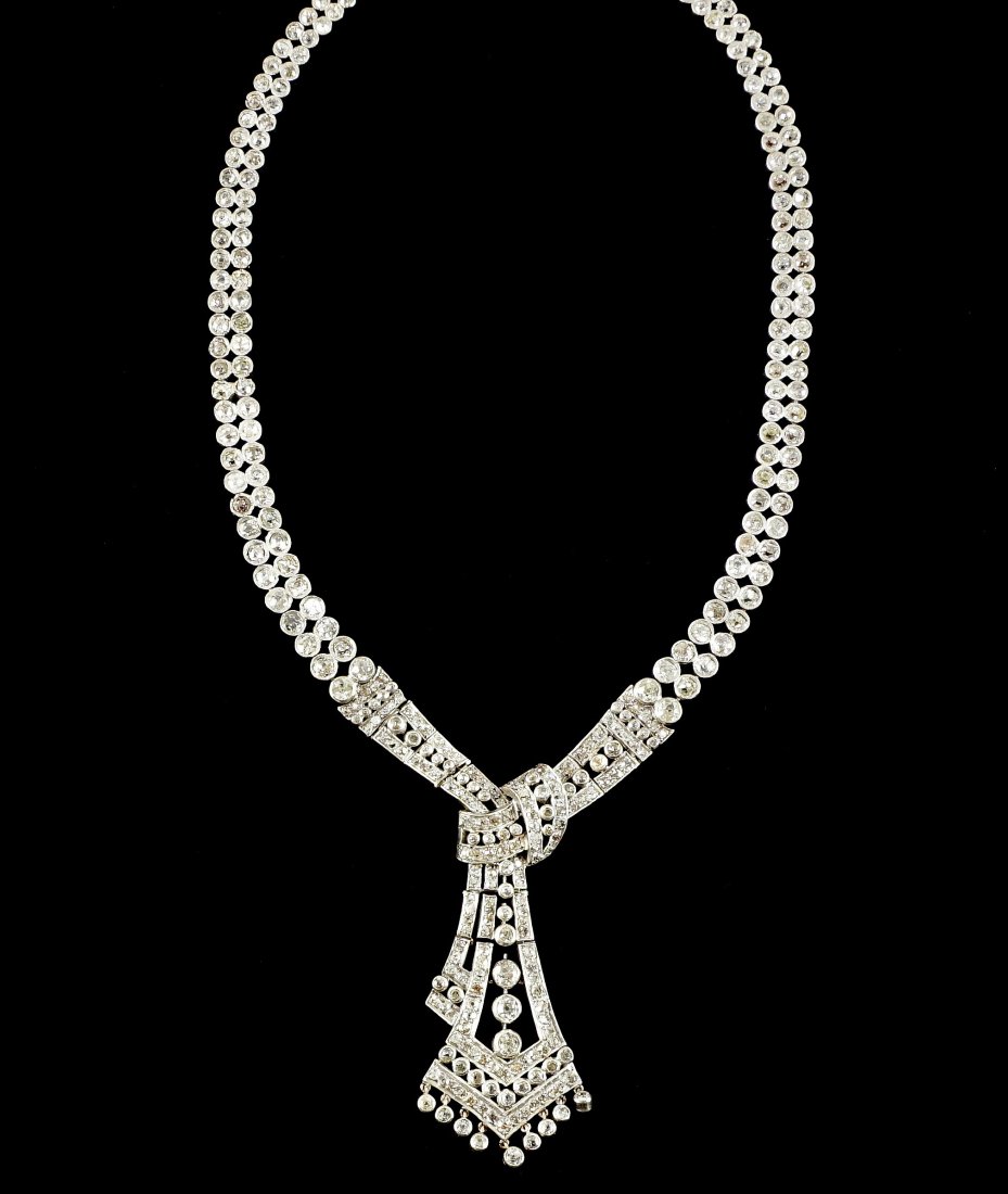 Stunning Gold  and Diamond Necklace (1 of 6)