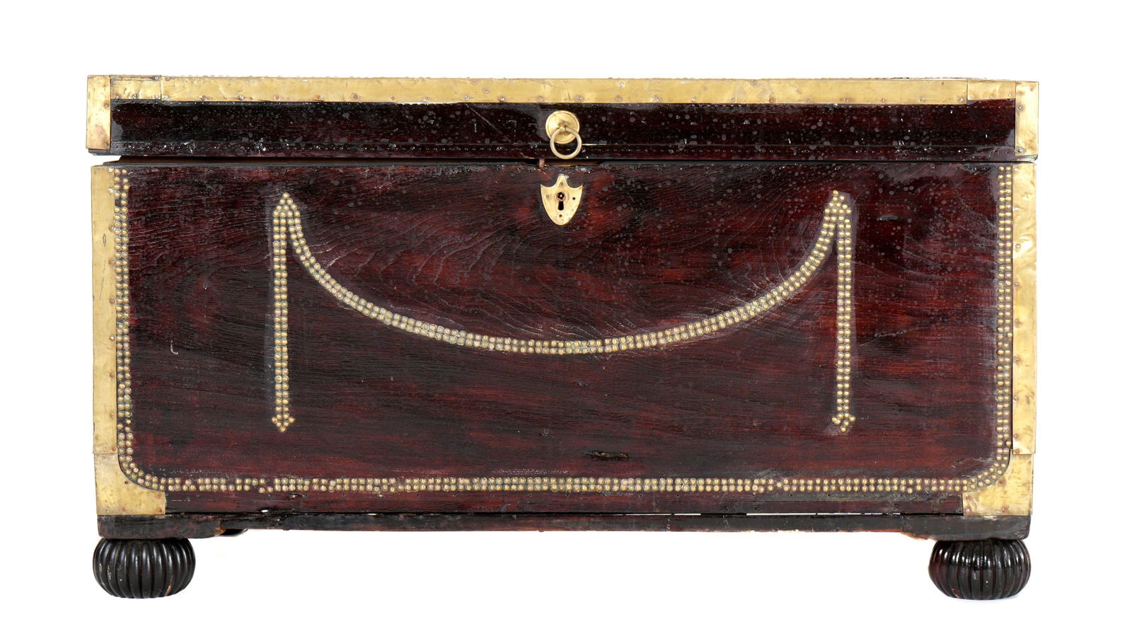 Tacked Stained Camphor Chest (1 of 9)