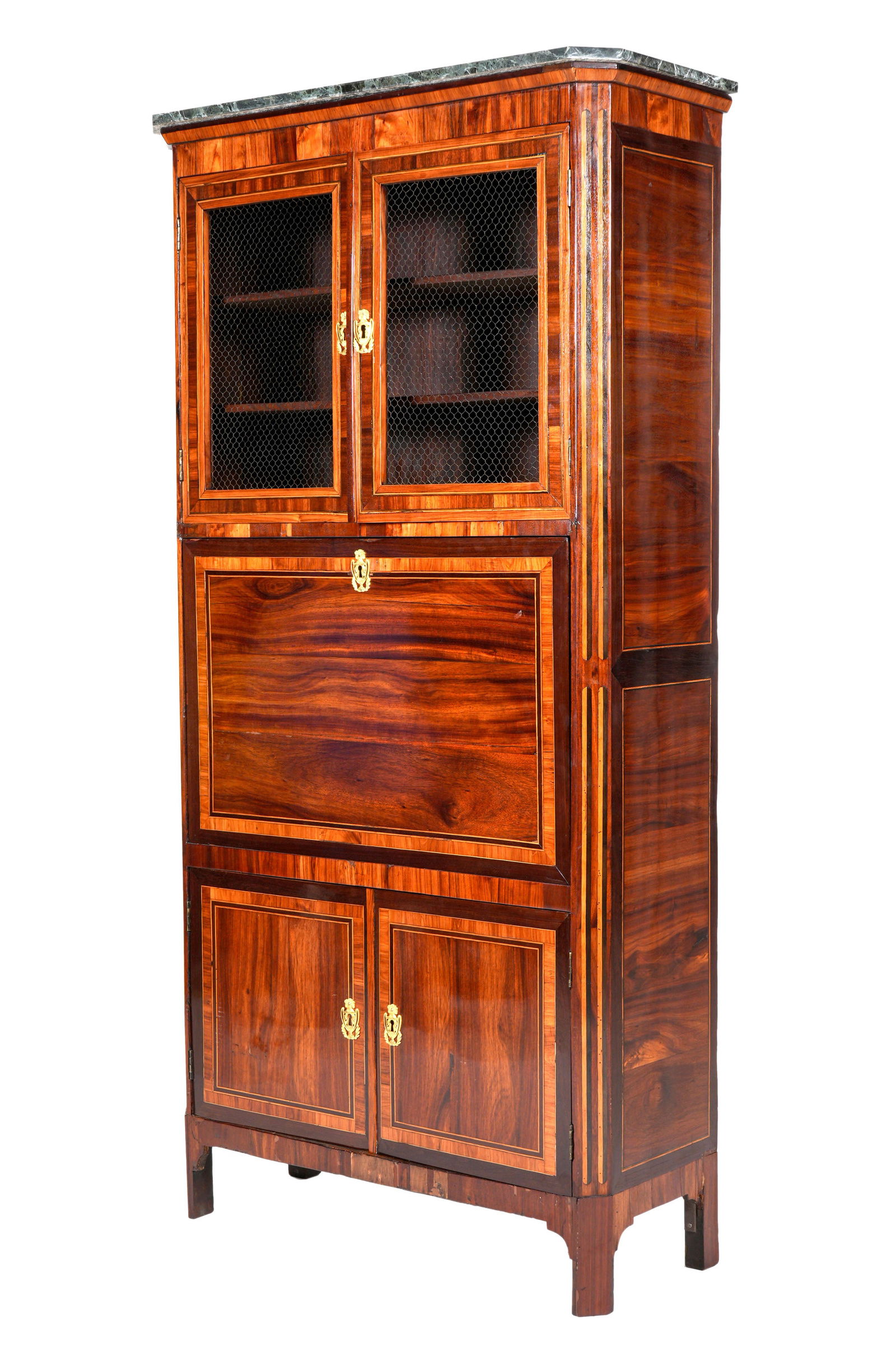 Mahogany Inlaid Abbatant Secretaire Ex-Christie's (1 of 12)