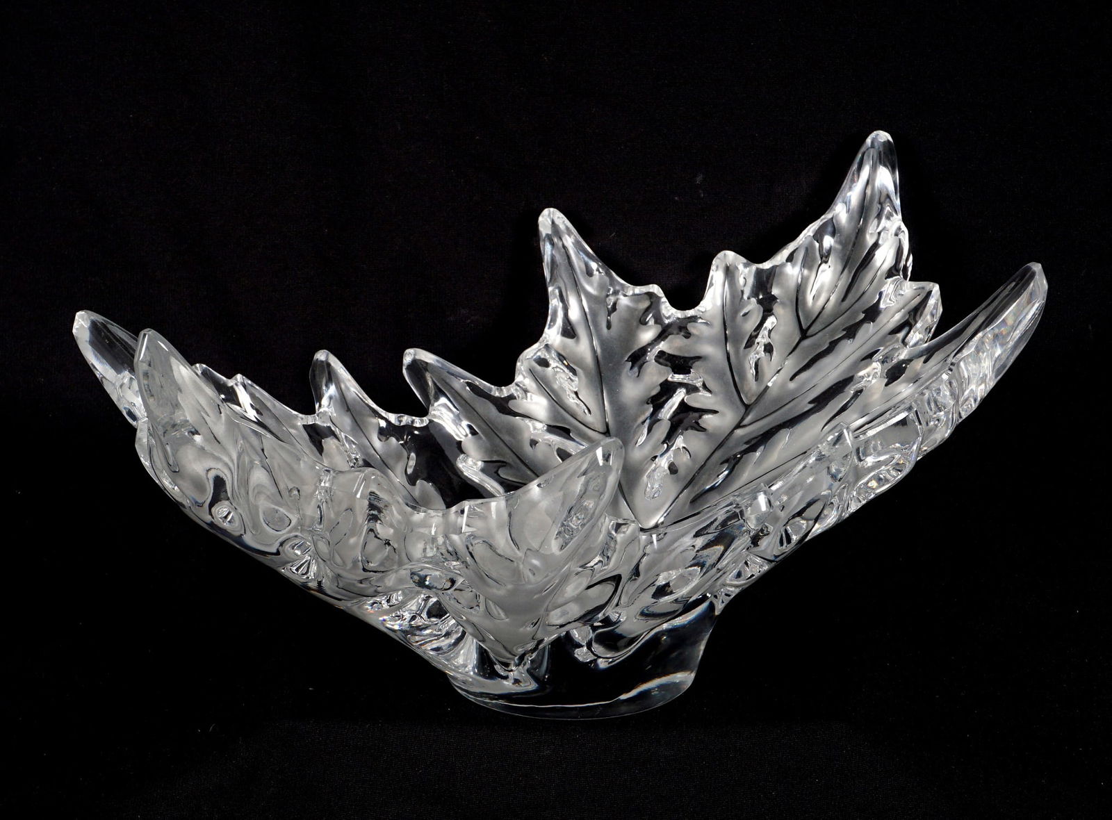 Large Lalique Crystal Champs Elysees Center Bowl (1 of 11)